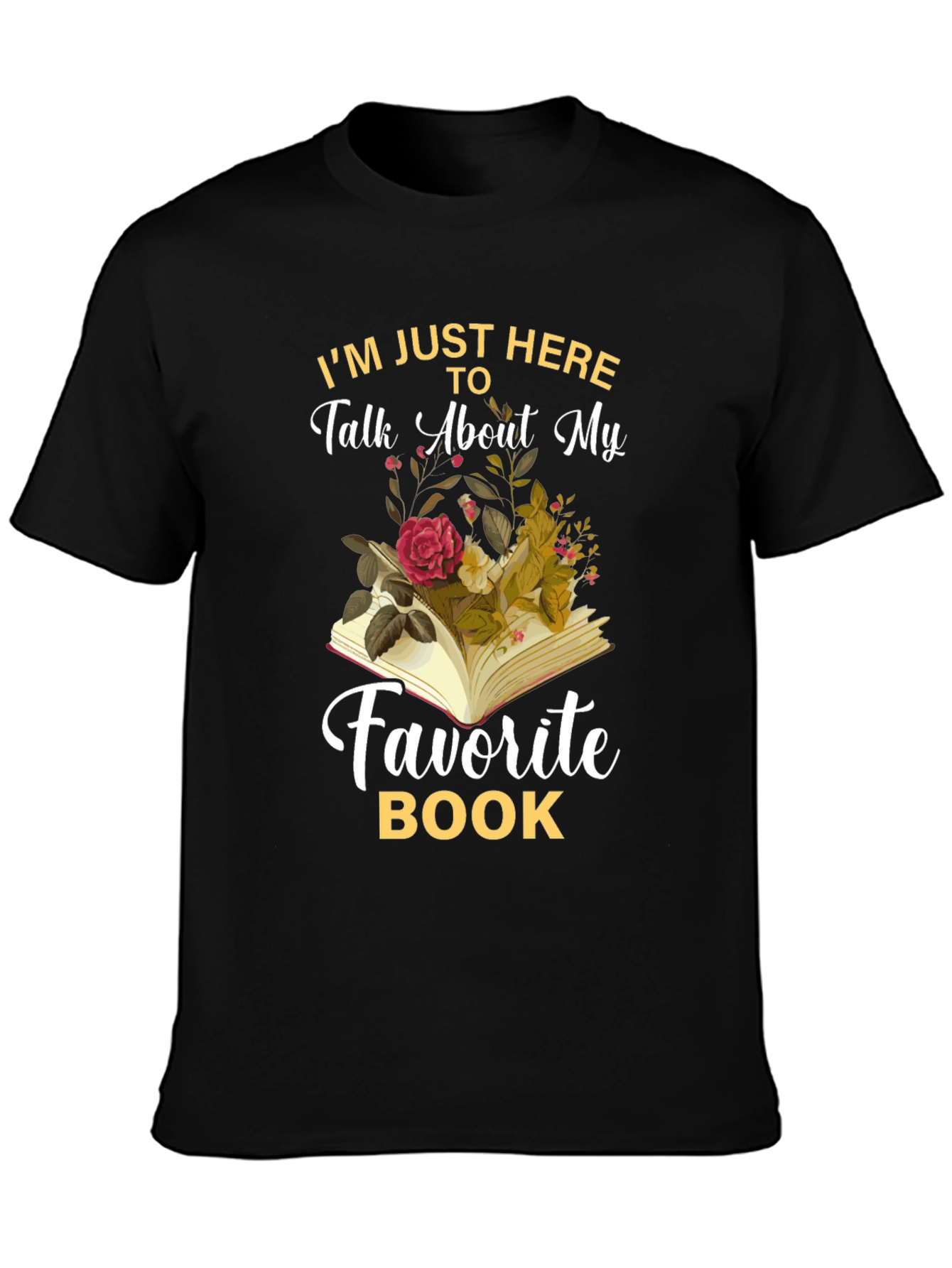 Book Lover T-Shirt - Favorite Book Design
