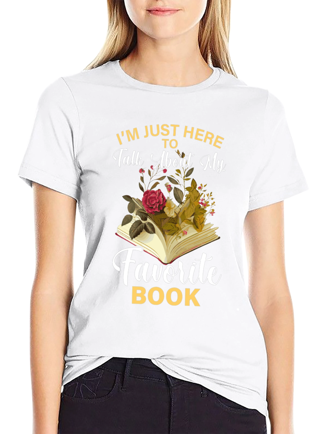 Book Lover T-Shirt - Favorite Book Design
