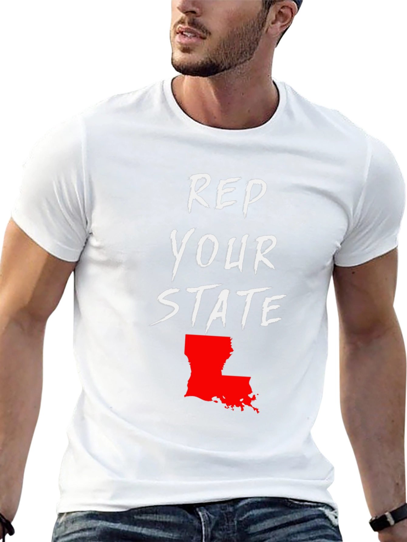 Rep Your State T-Shirt - Louisiana Pride