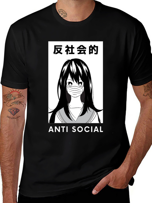 Anti-Social Anime Girl T-Shirt