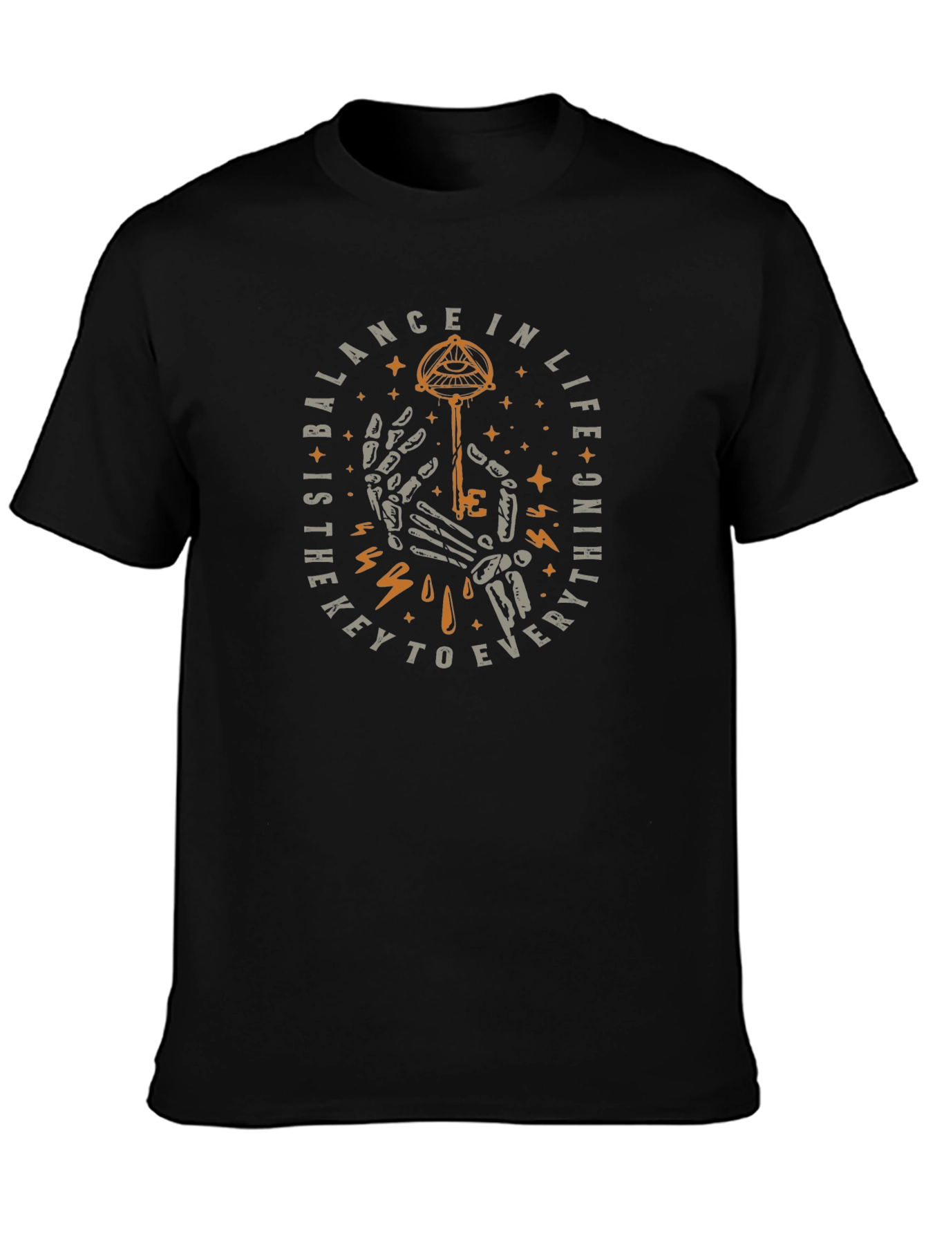 Balance in Life Graphic Tee - Black