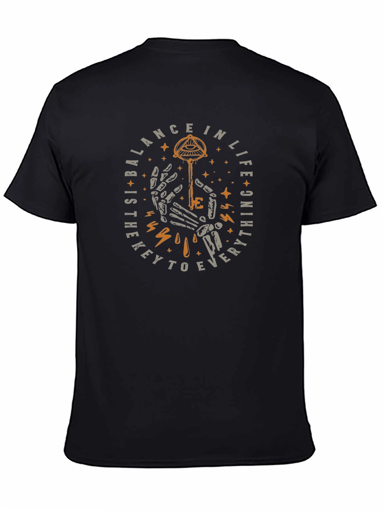 Balance in Life Graphic Tee - Black