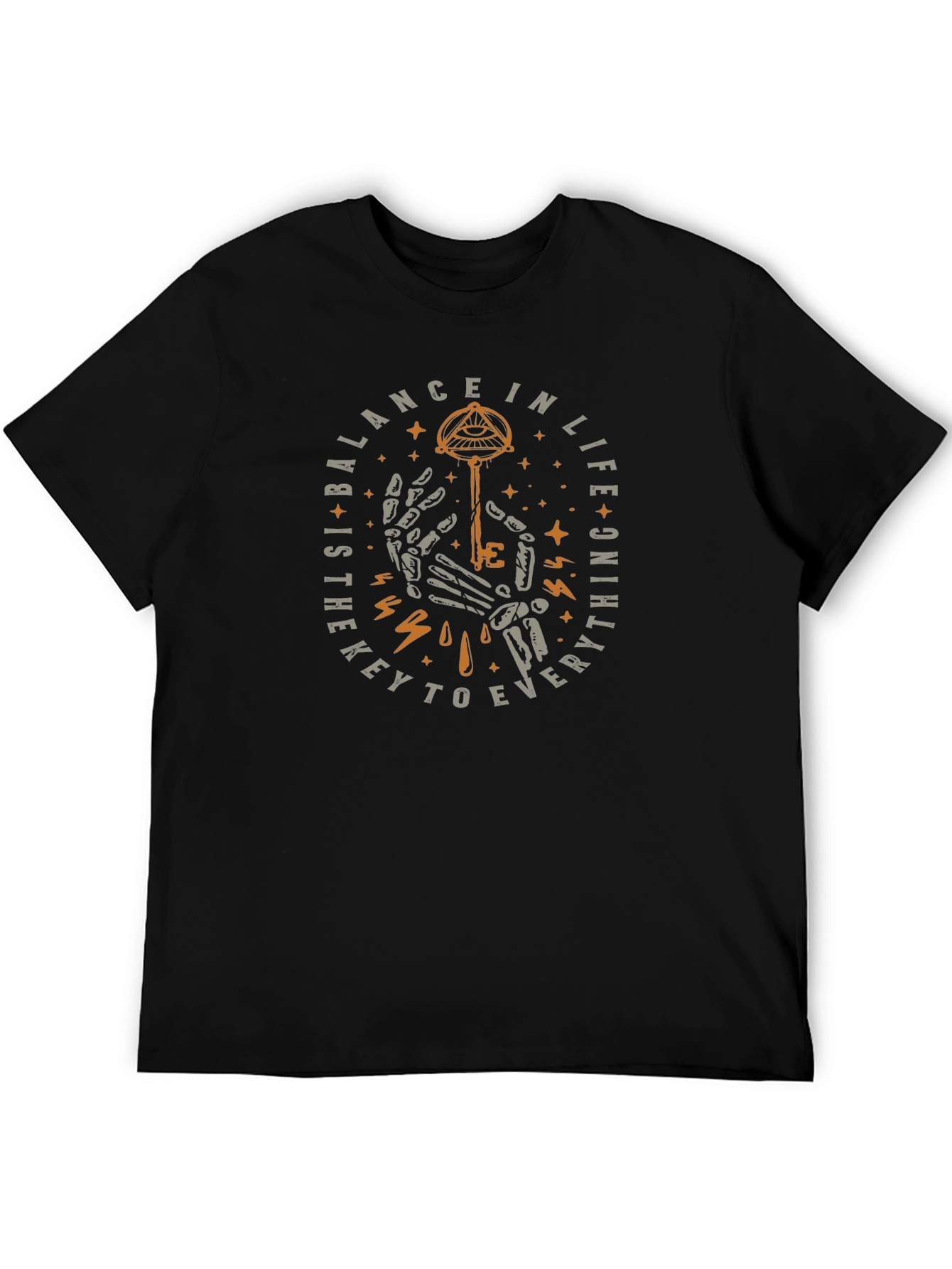 Balance in Life Graphic Tee - Black