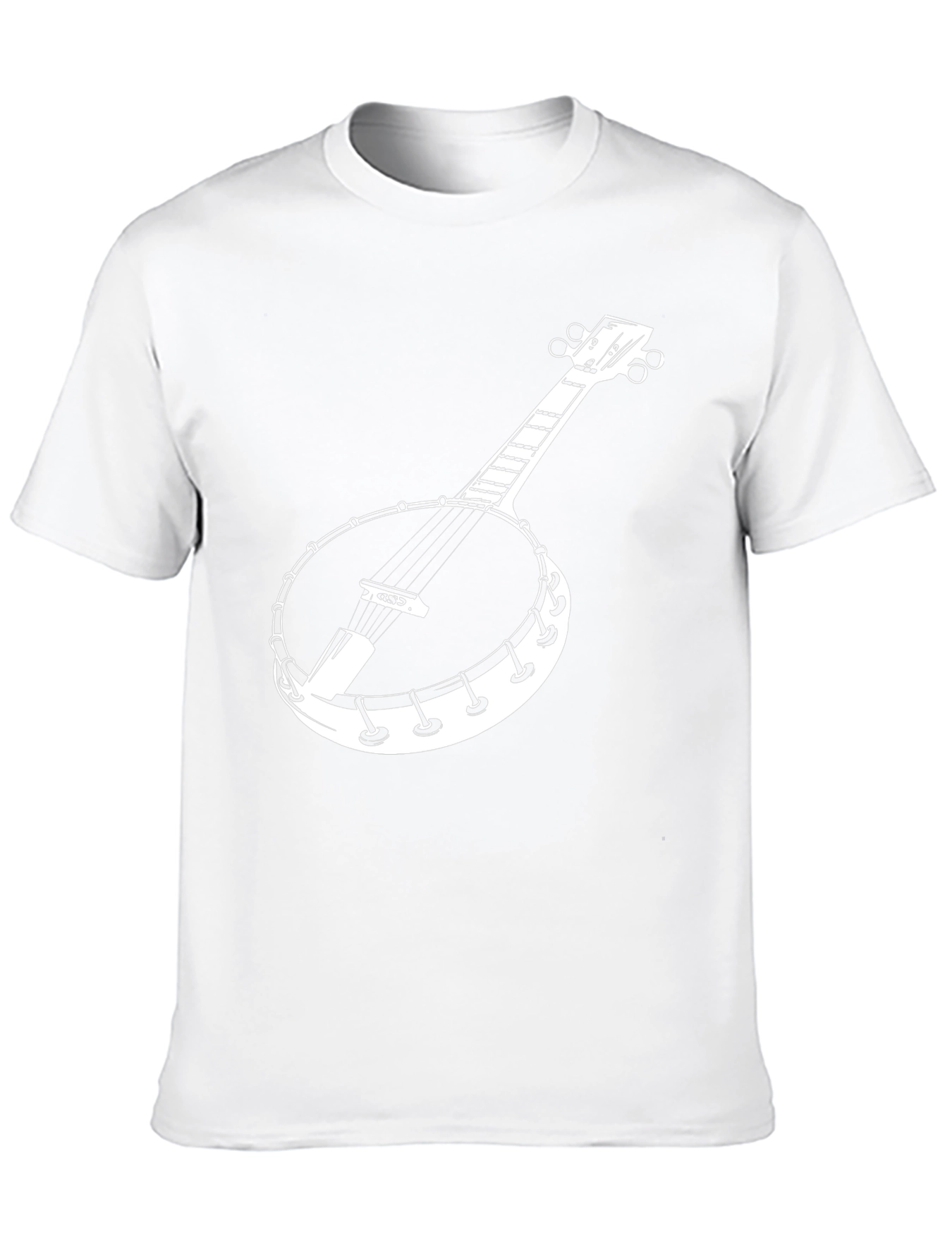 Banjo Graphic Tee - Black Cotton T-Shirt