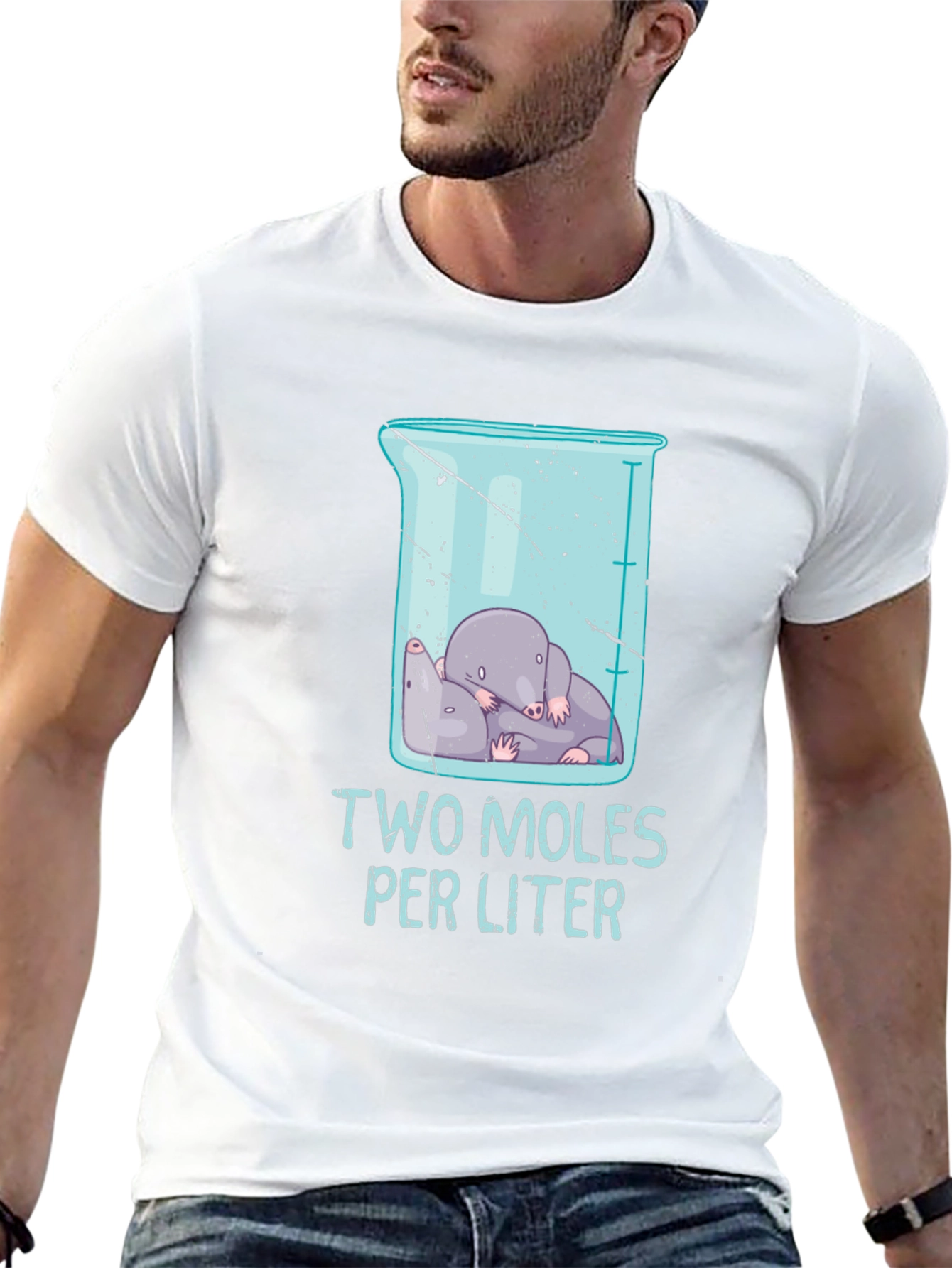 Two Moles Per Liter Science T-Shirt