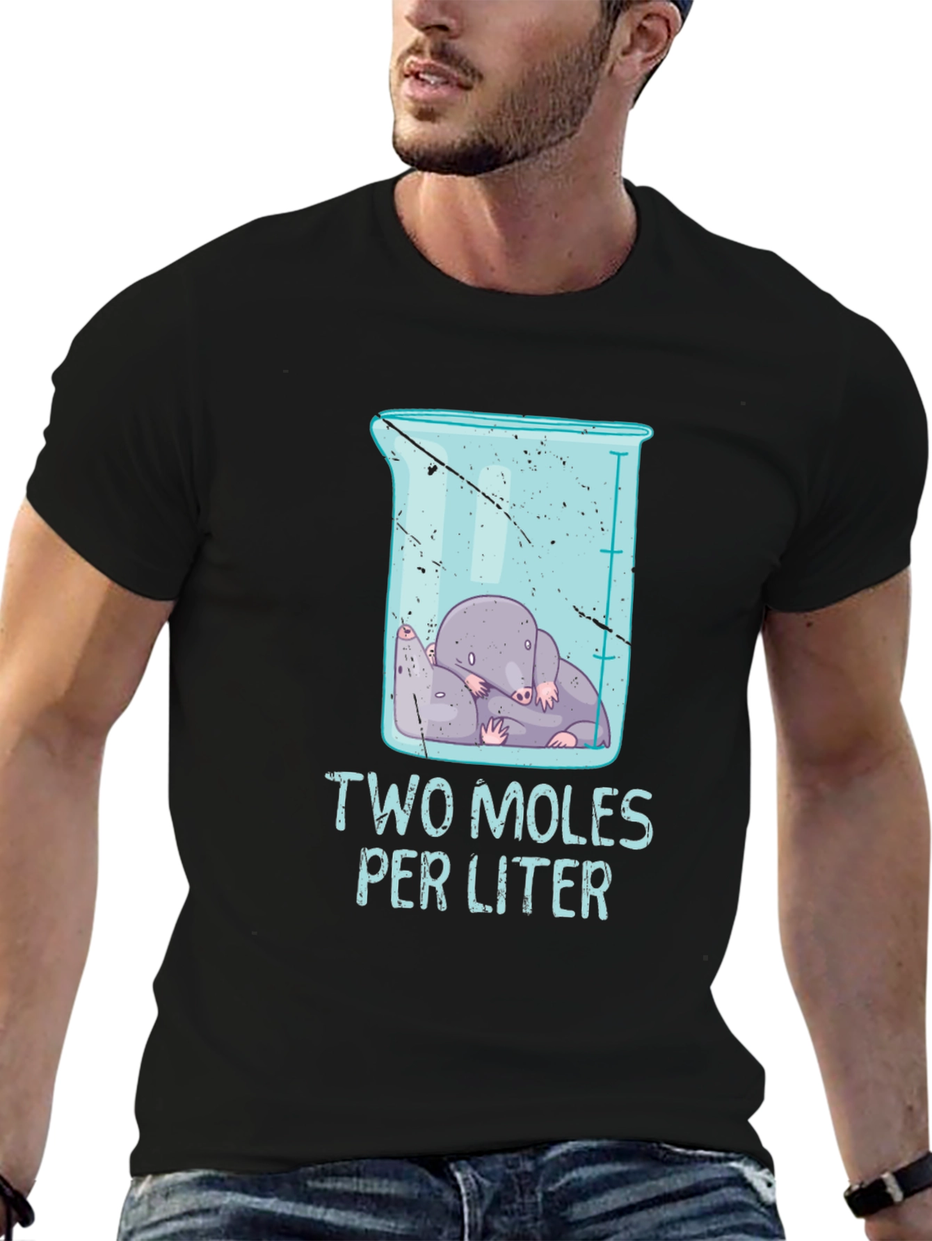 Two Moles Per Liter Science T-Shirt