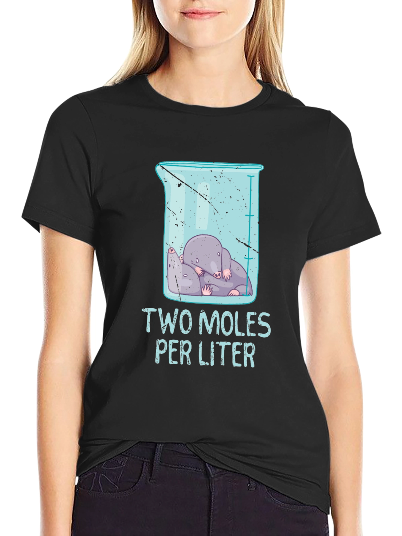 Two Moles Per Liter Science T-Shirt