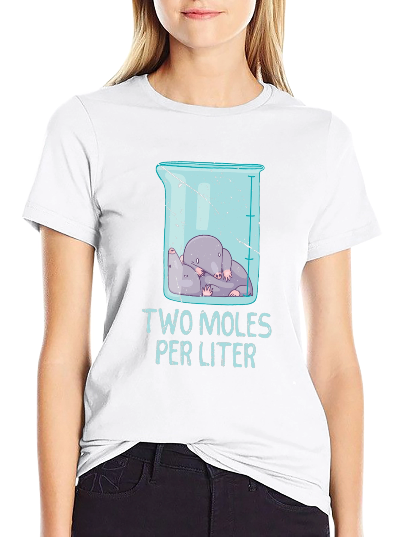 Two Moles Per Liter Science T-Shirt