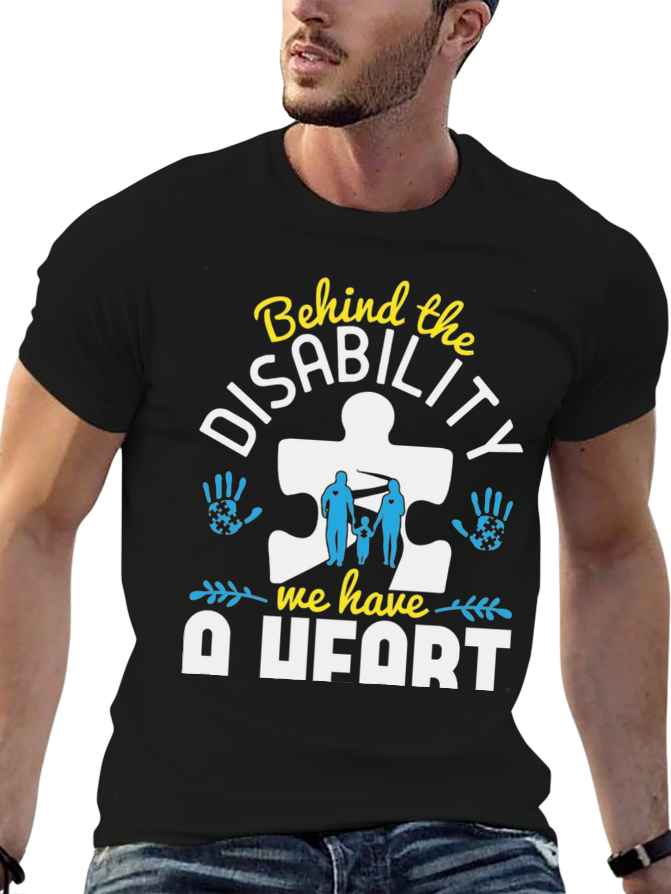 Autism Awareness T-Shirt Behind the Disability