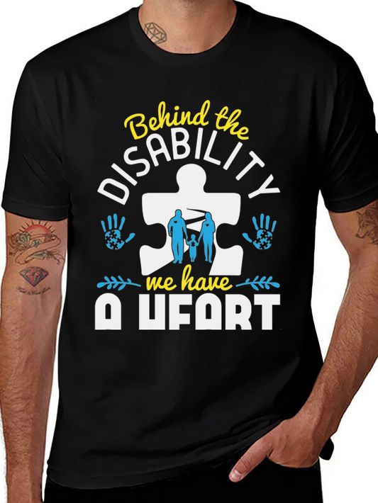 Autism Awareness T-Shirt Behind the Disability