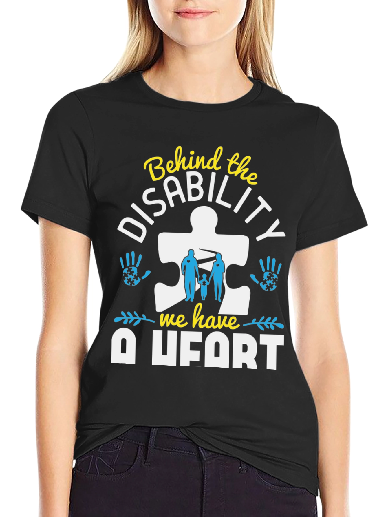 Autism Awareness T-Shirt Behind the Disability