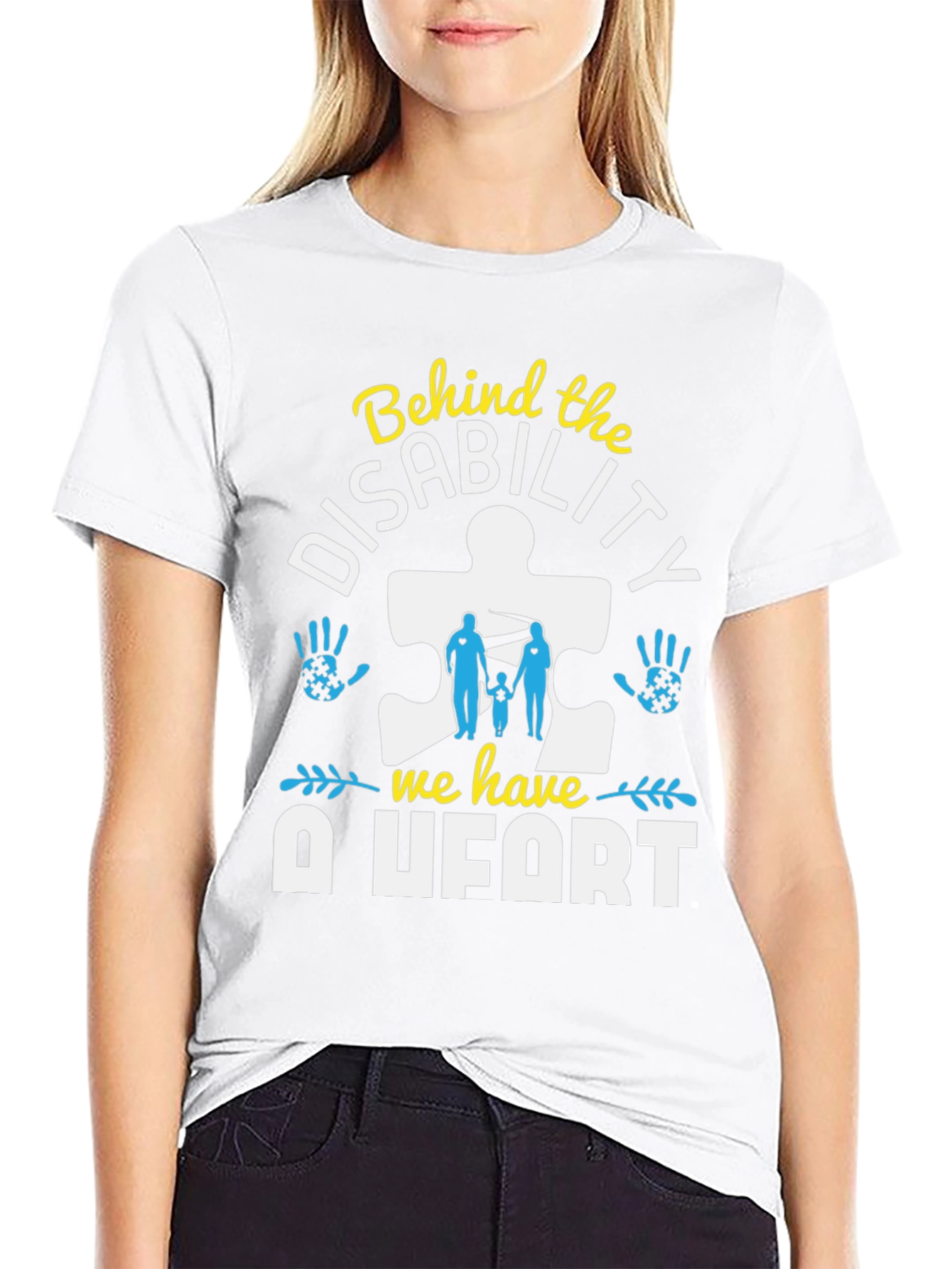 Autism Awareness T-Shirt Behind the Disability