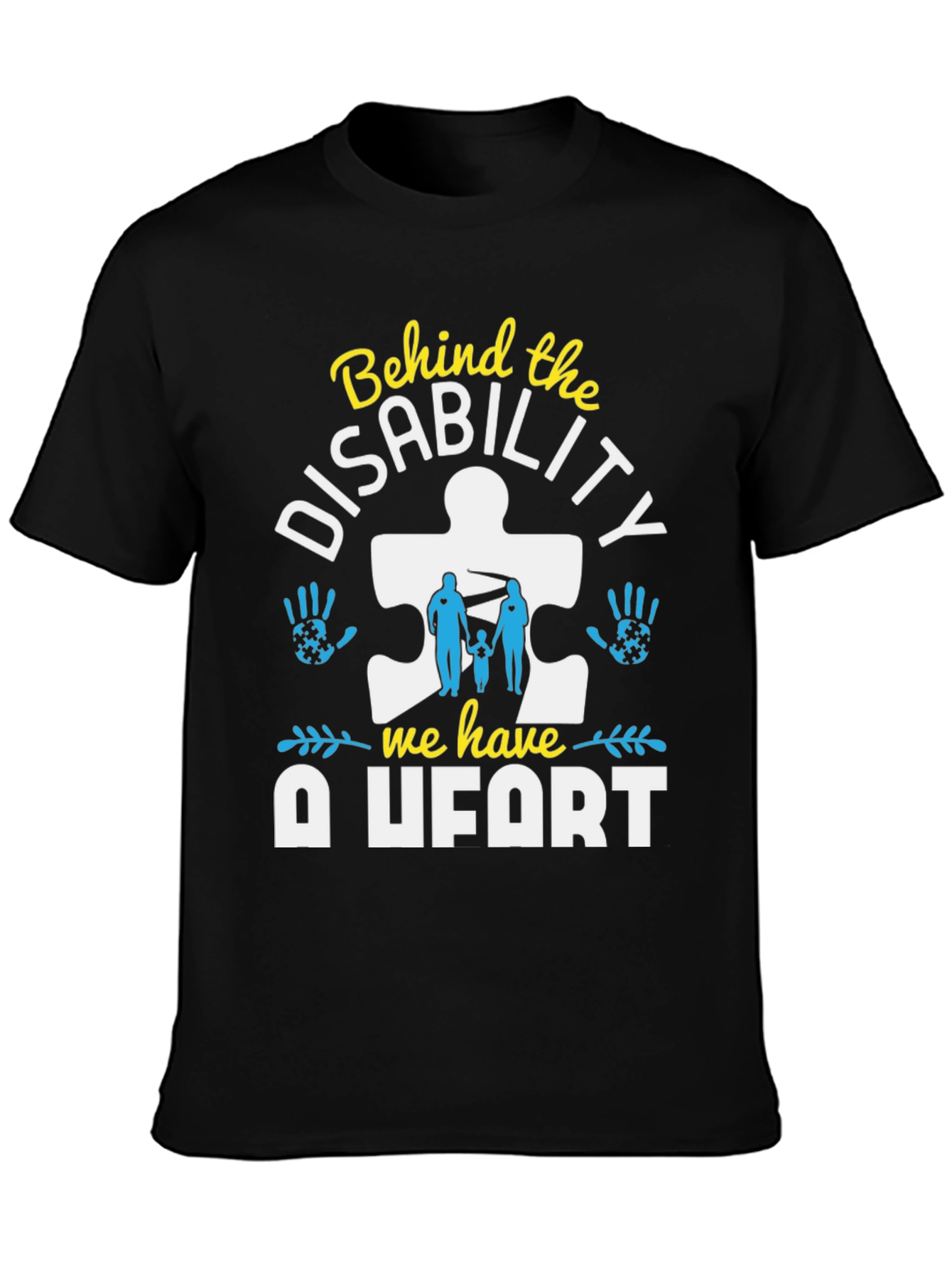 Autism Awareness T-Shirt Behind the Disability