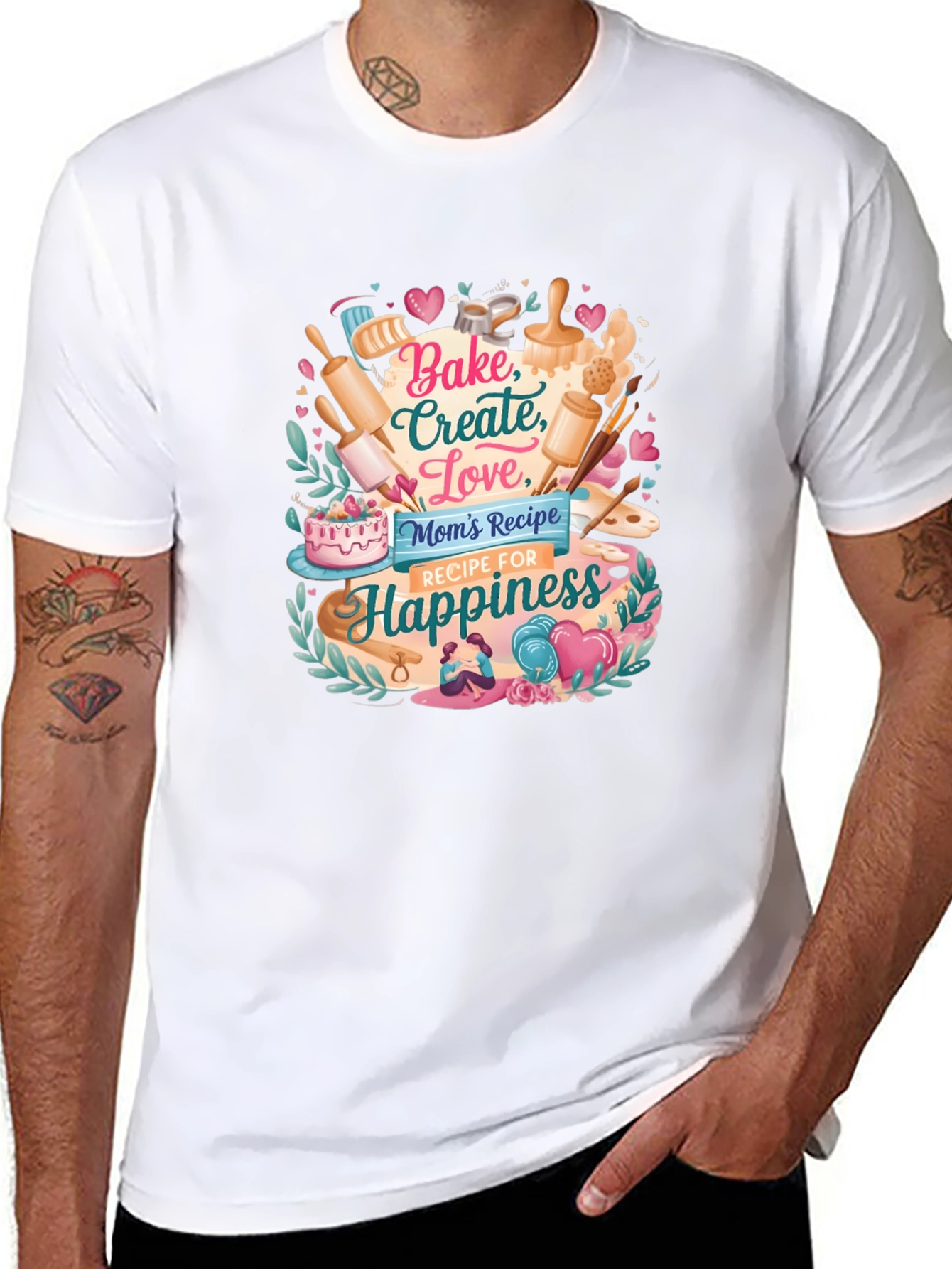 Bake Create Love T-Shirt