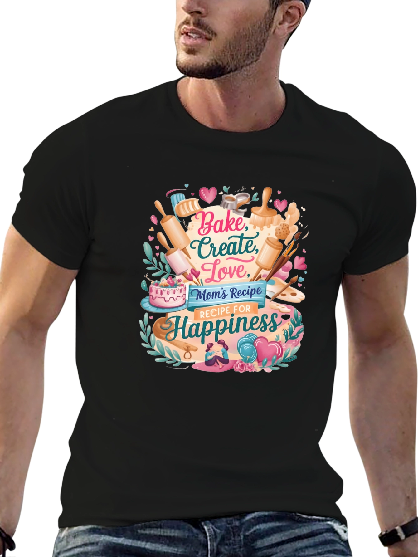 Bake Create Love T-Shirt