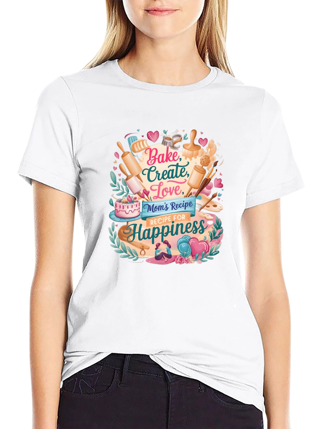 Bake Create Love T-Shirt