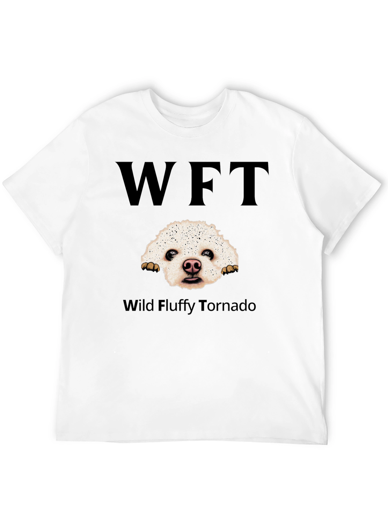 Wild Fluffy Tornado Dog T-Shirt