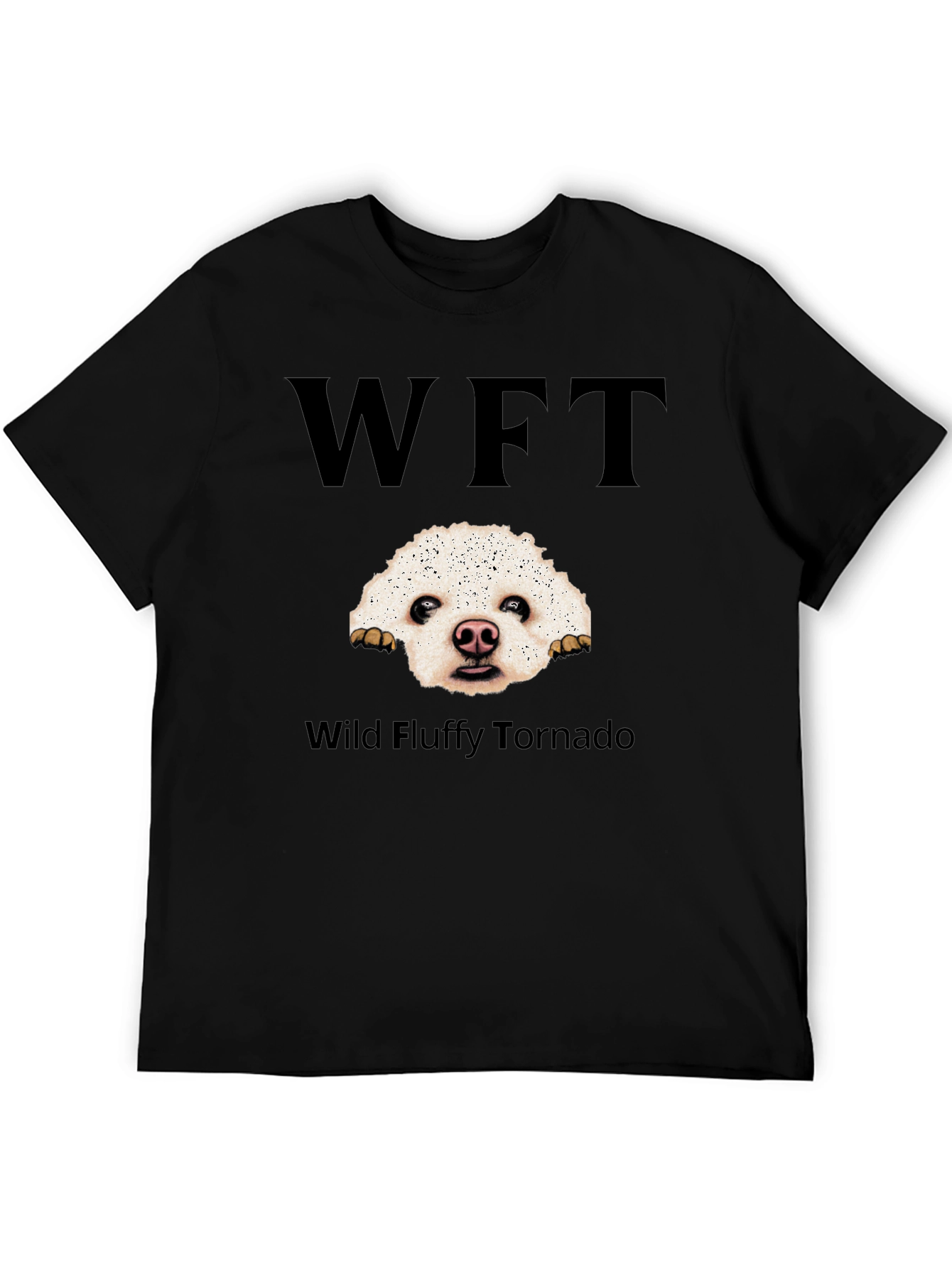 Wild Fluffy Tornado Dog T-Shirt