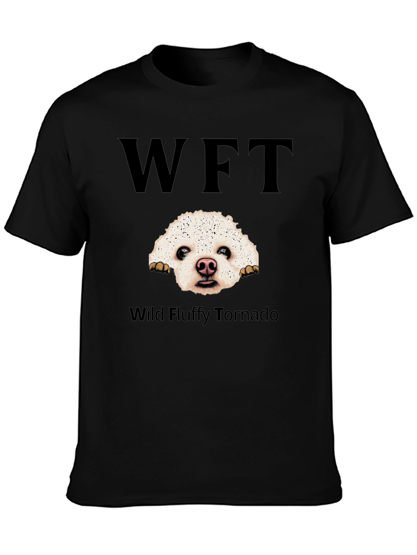 Wild Fluffy Tornado Dog T-Shirt