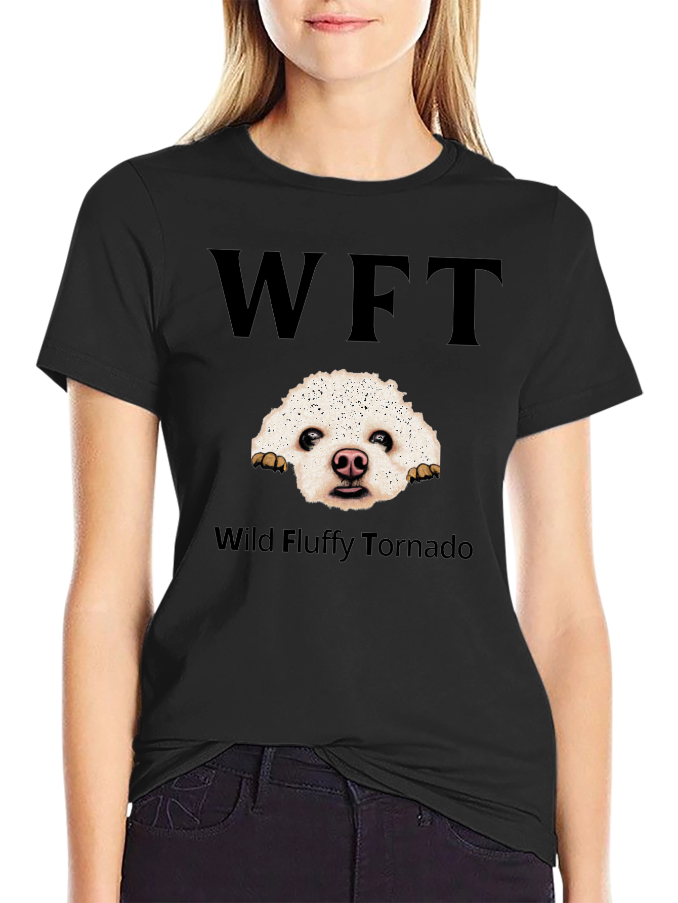Wild Fluffy Tornado Dog T-Shirt