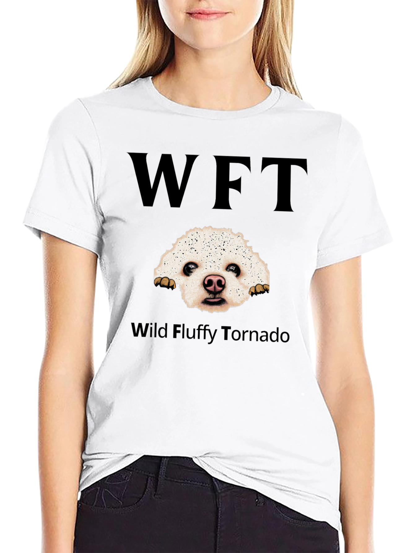 Wild Fluffy Tornado Dog T-Shirt