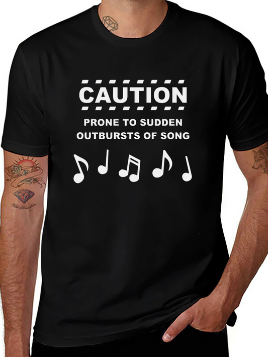 Caution Song Outbursts Graphic Tee