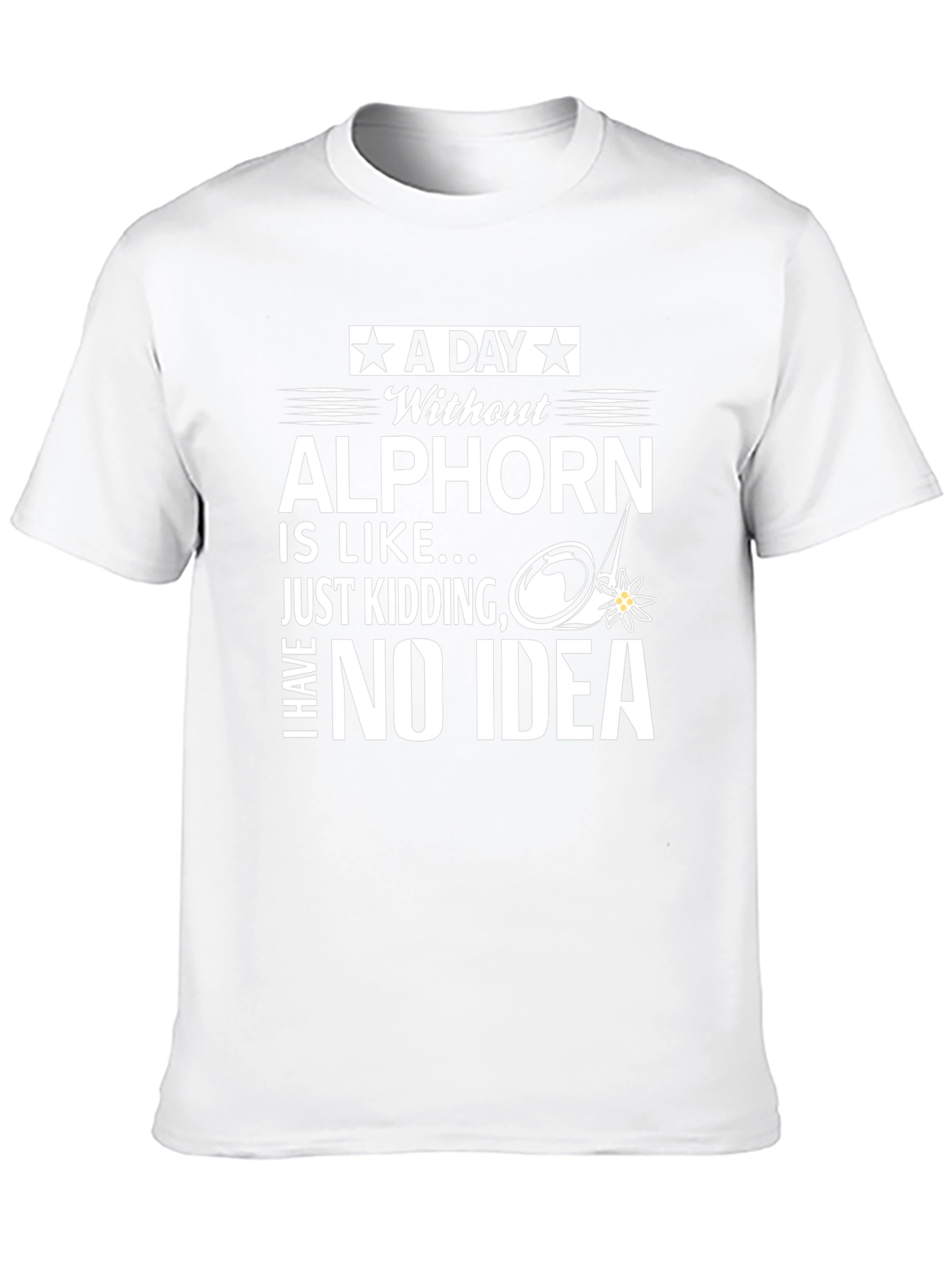 Alphorn Humor Graphic T-Shirt