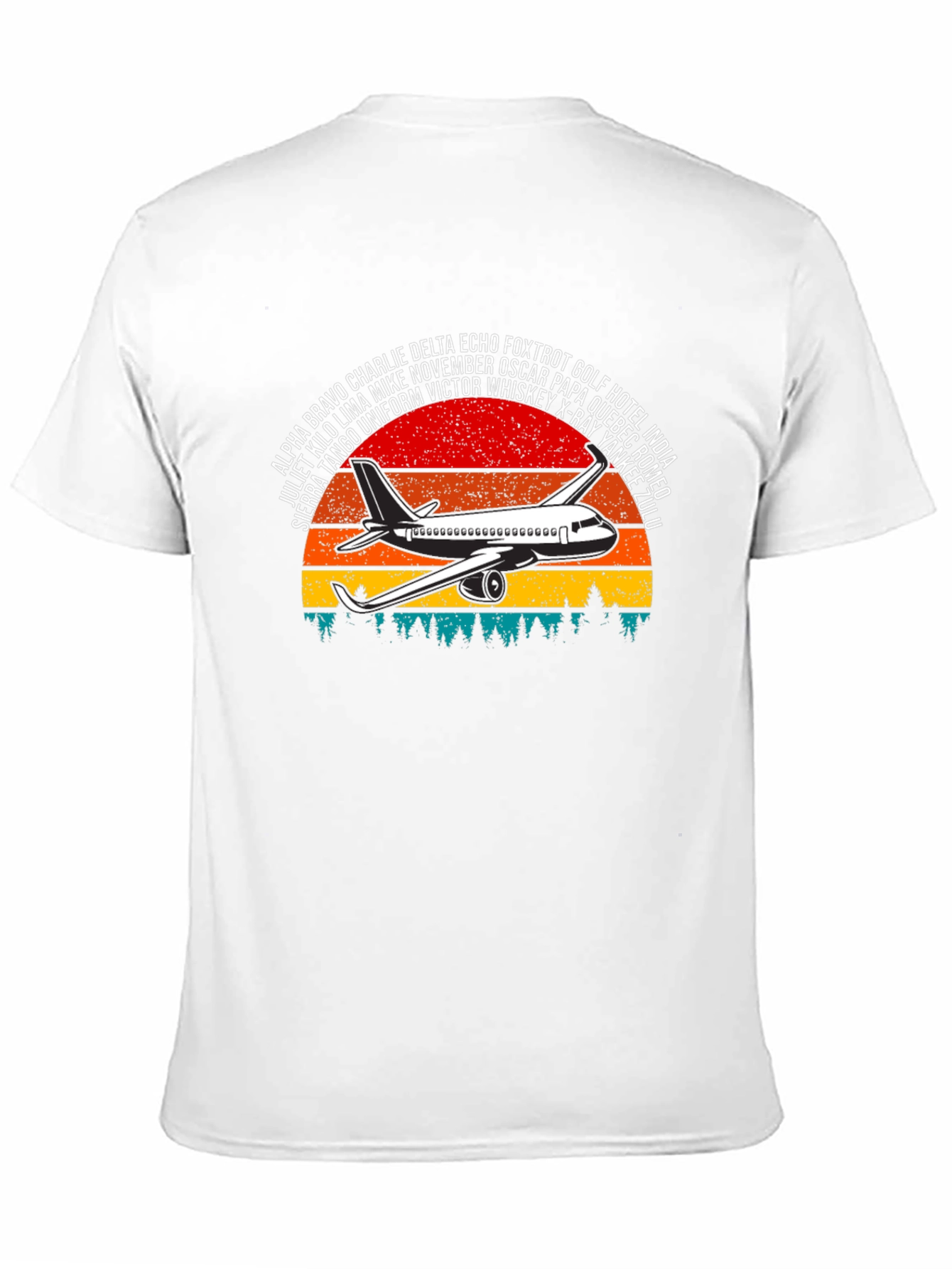 Aviation Alphabet Airplane Graphic Tee - Pilot T-Shirt