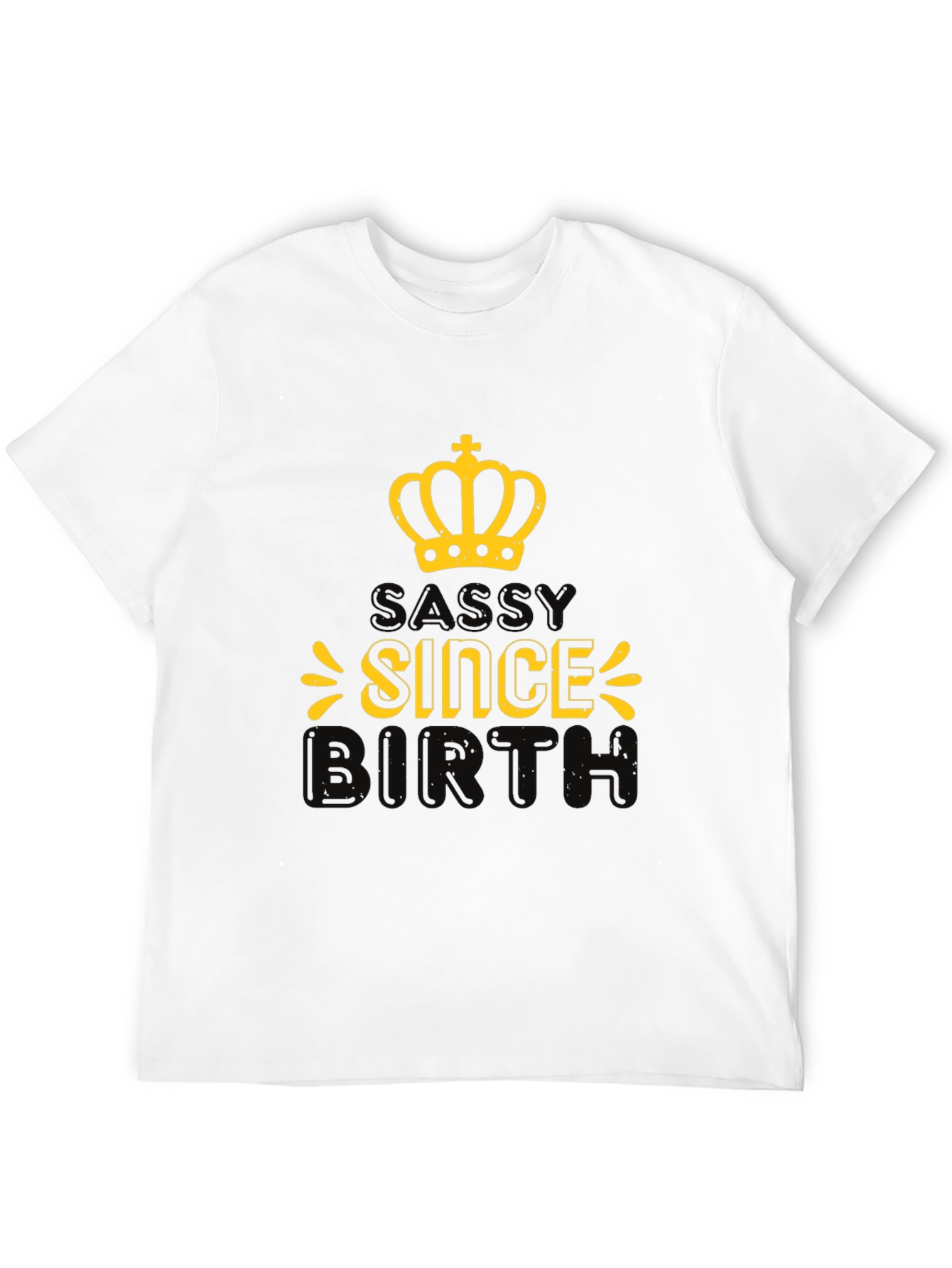 Sassy Since Birth Black Graphic Tee