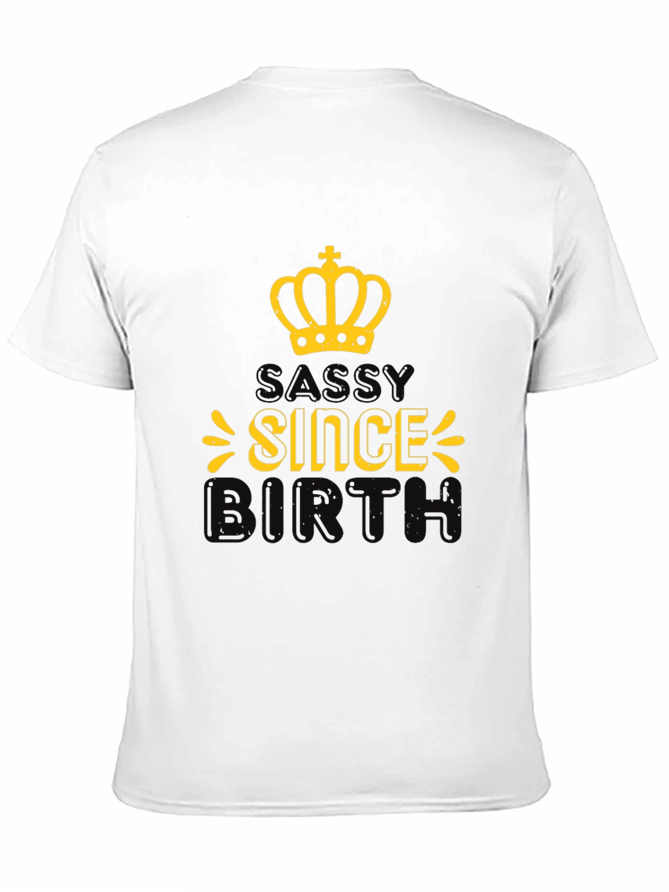Sassy Since Birth Black Graphic Tee