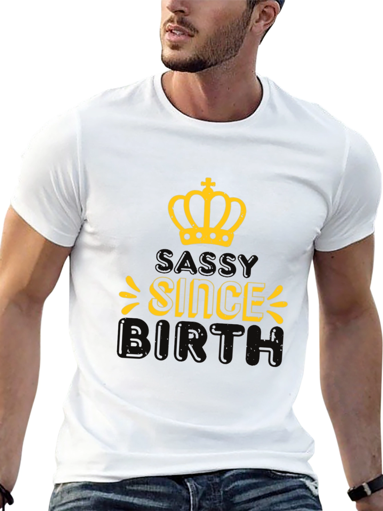 Sassy Since Birth Black Graphic Tee