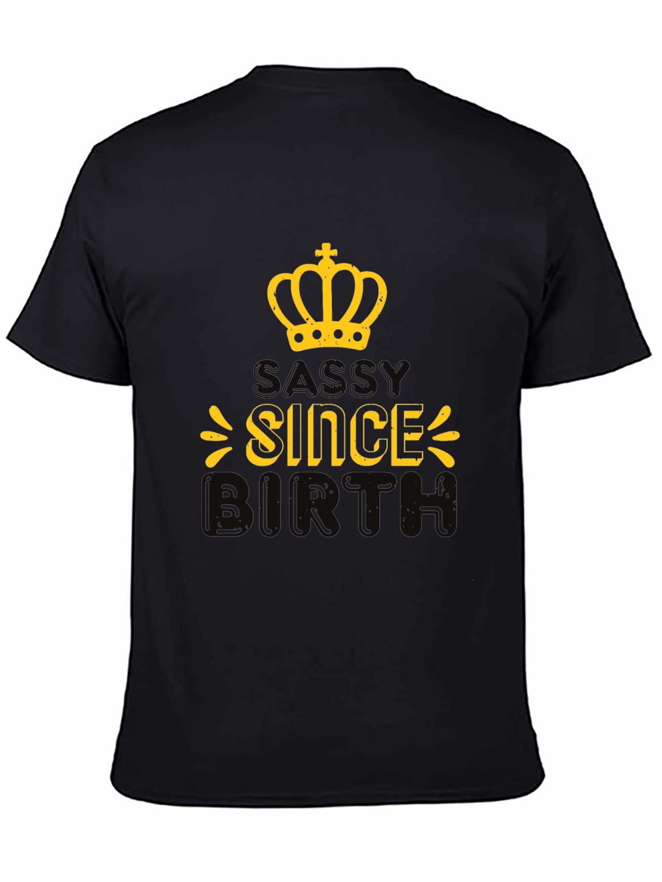 Sassy Since Birth Black Graphic Tee