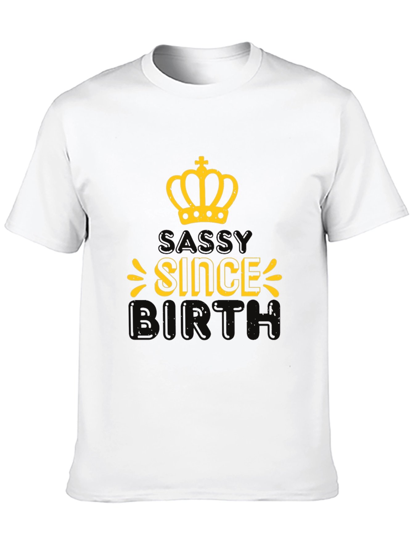 Sassy Since Birth Black Graphic Tee