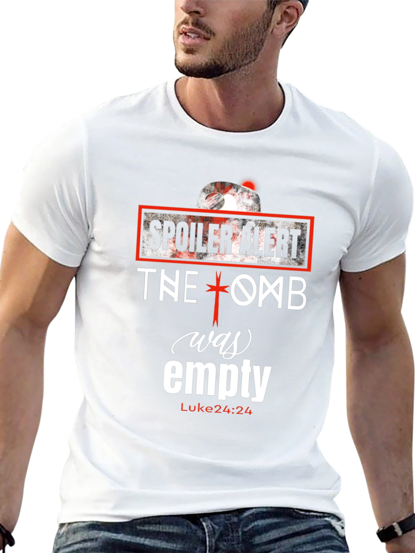 Spoiler Alert Tomb Empty Christian T-Shirt