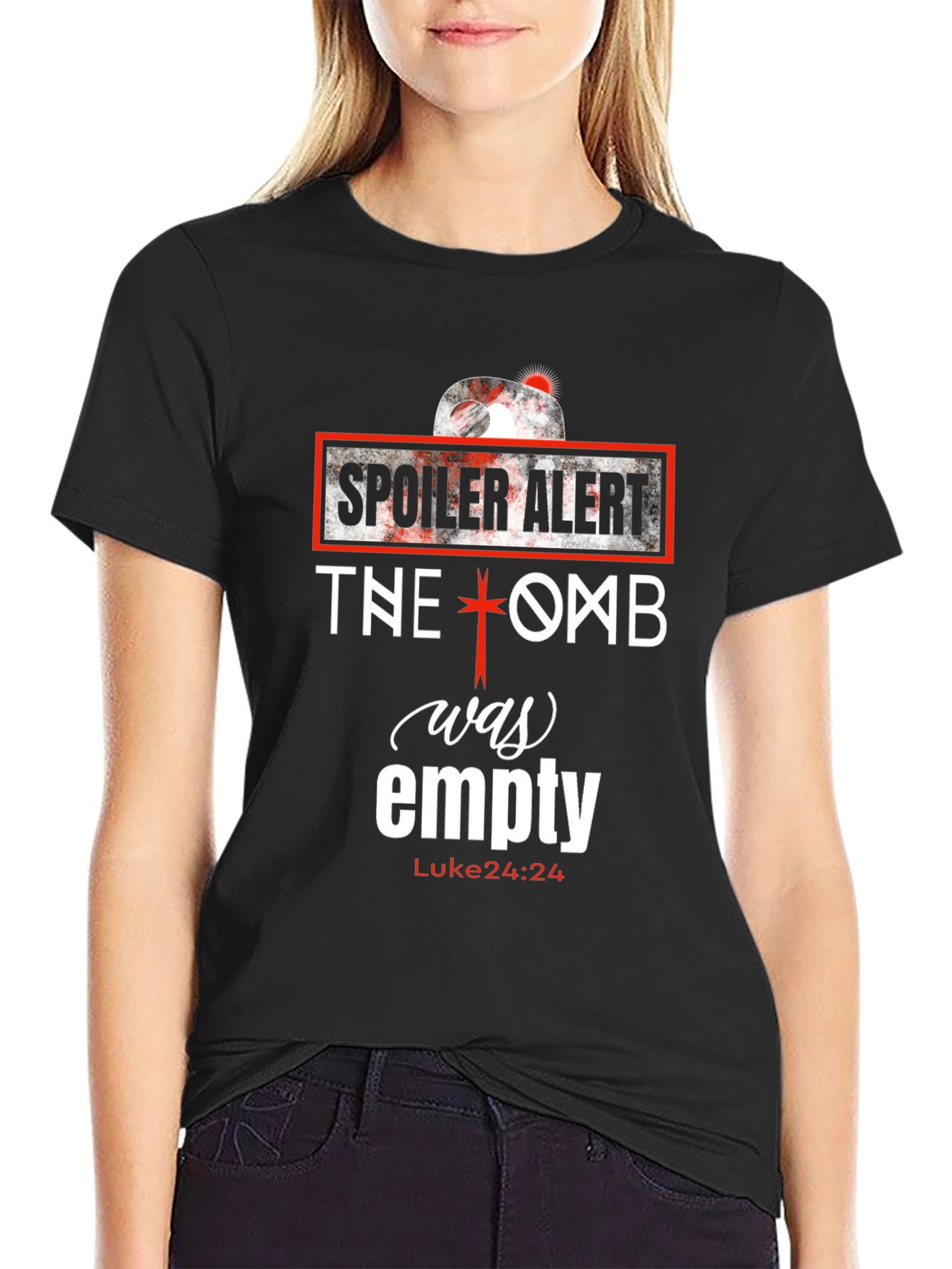 Spoiler Alert Tomb Empty Christian T-Shirt