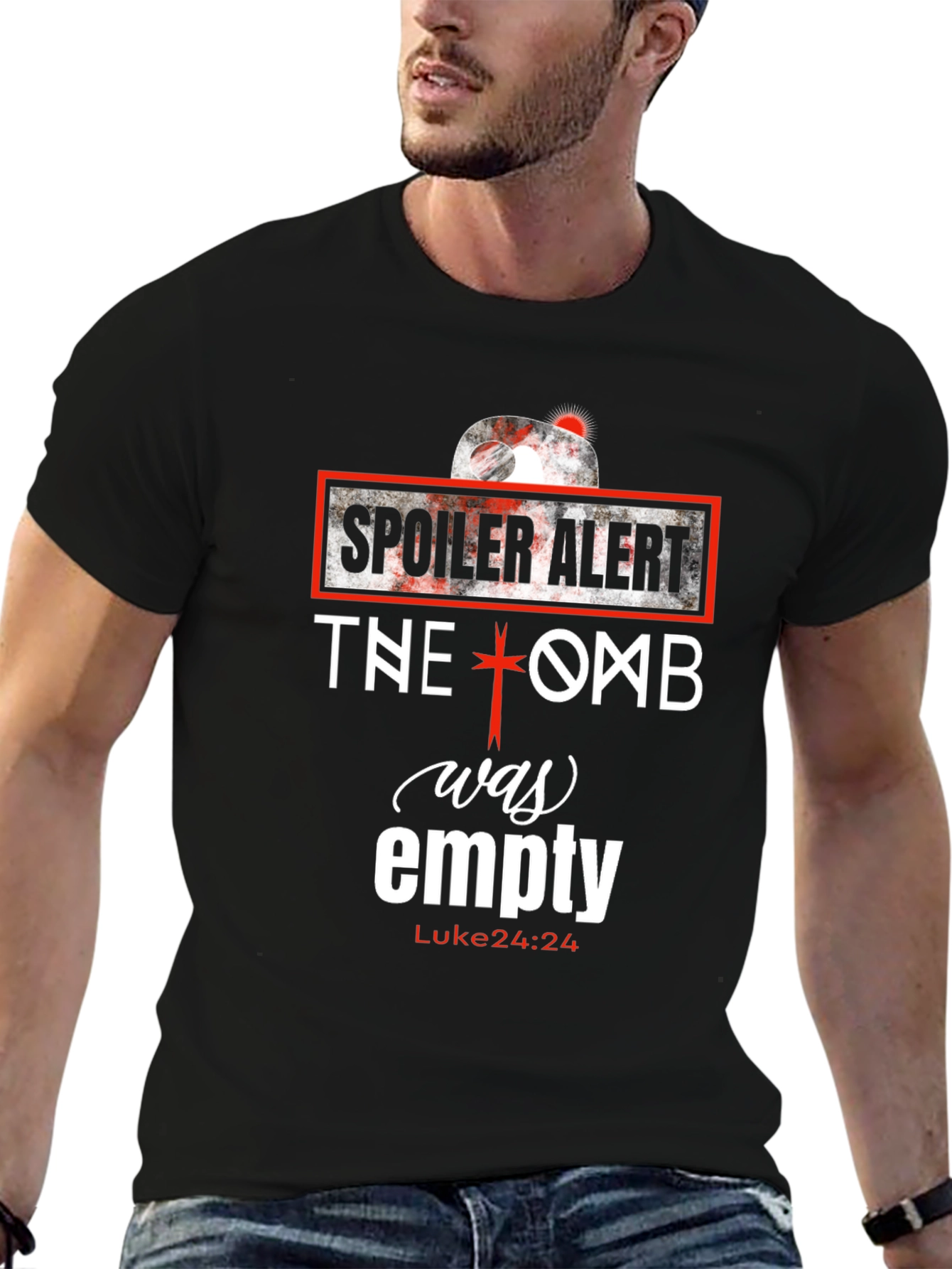 Spoiler Alert Tomb Empty Christian T-Shirt