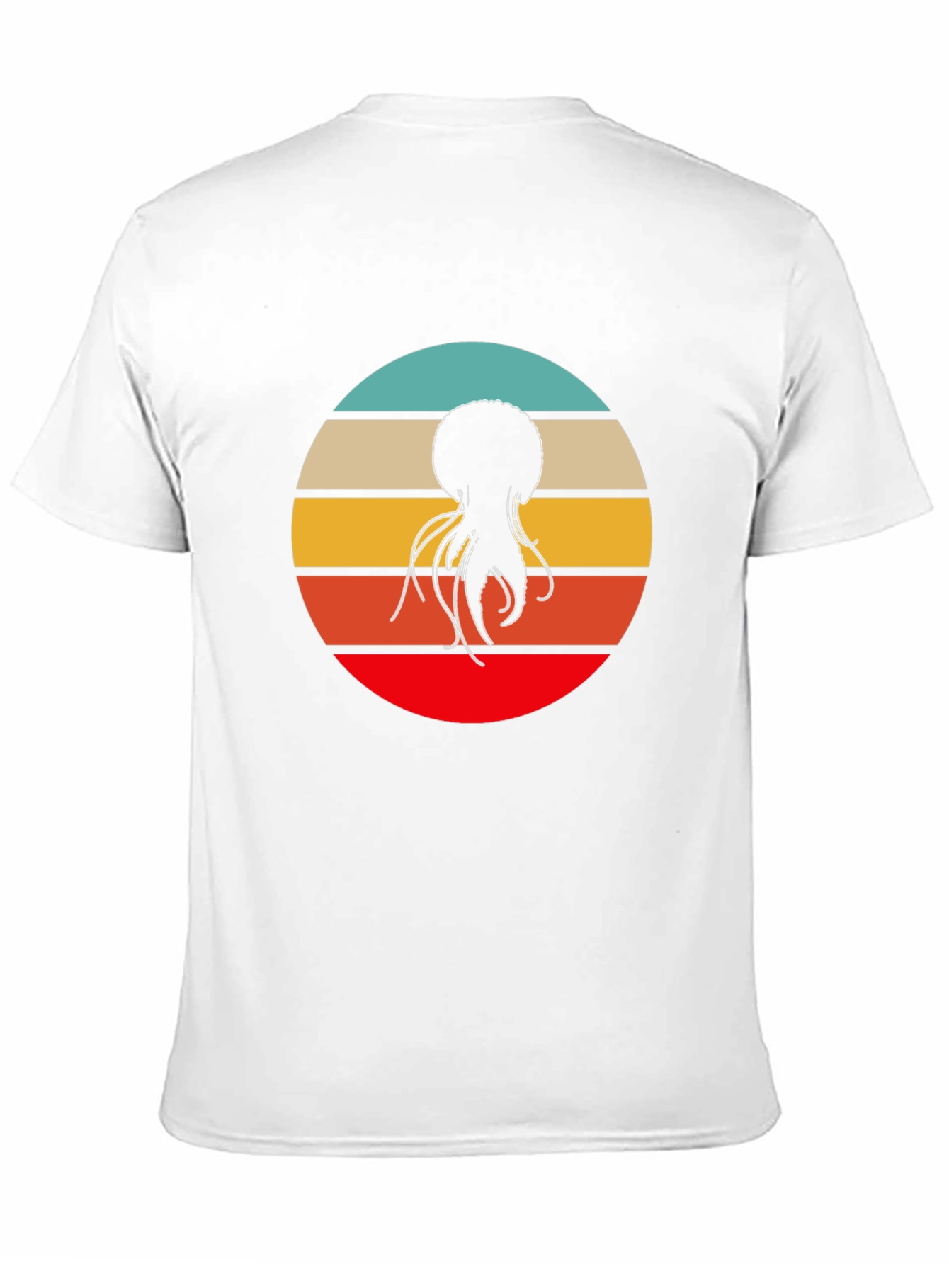 Retro Jellyfish Graphic Tee - Cool Black T-Shirt