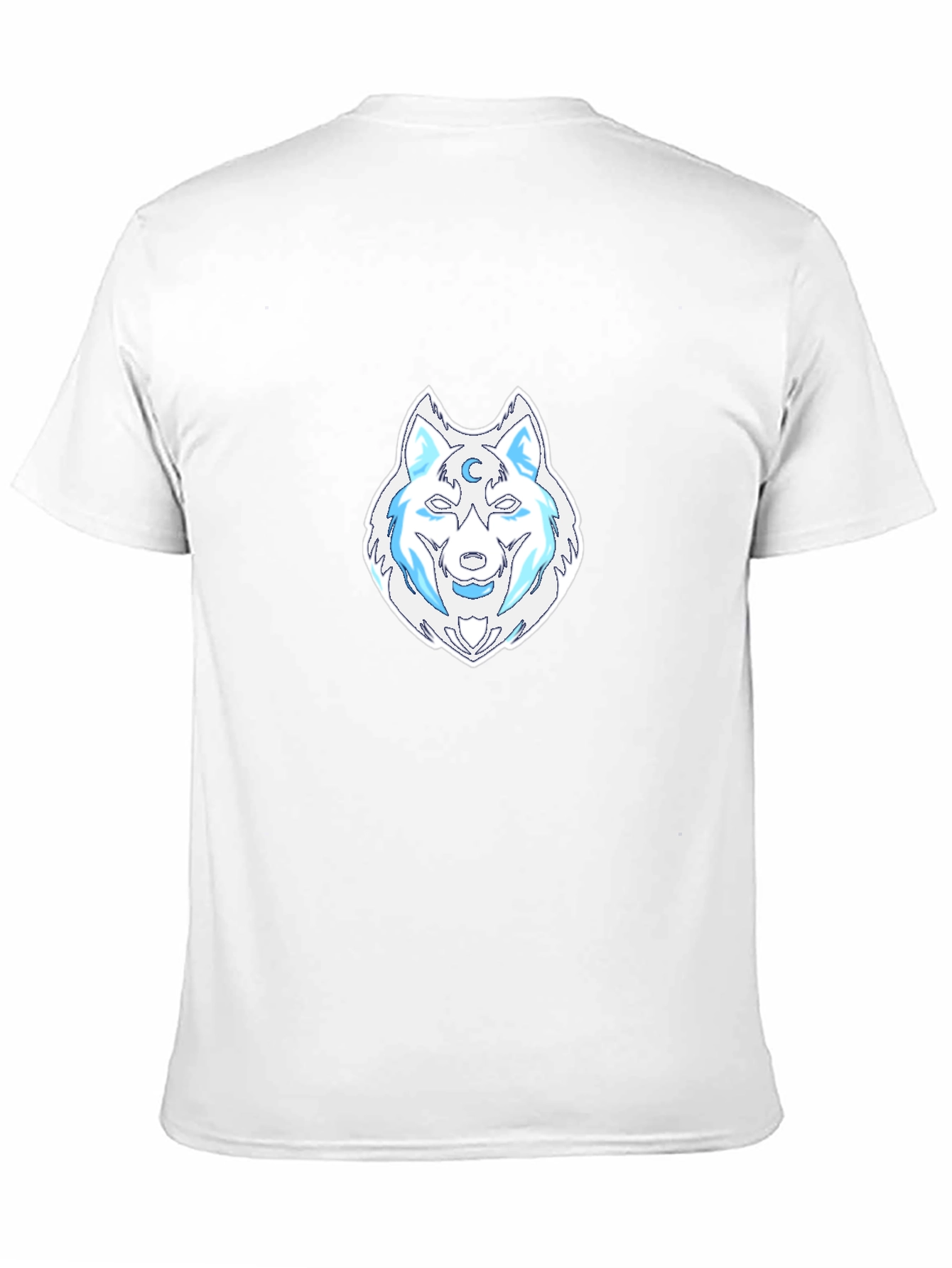 Wolf Moon Graphic Tee - Black Cotton T-Shirt