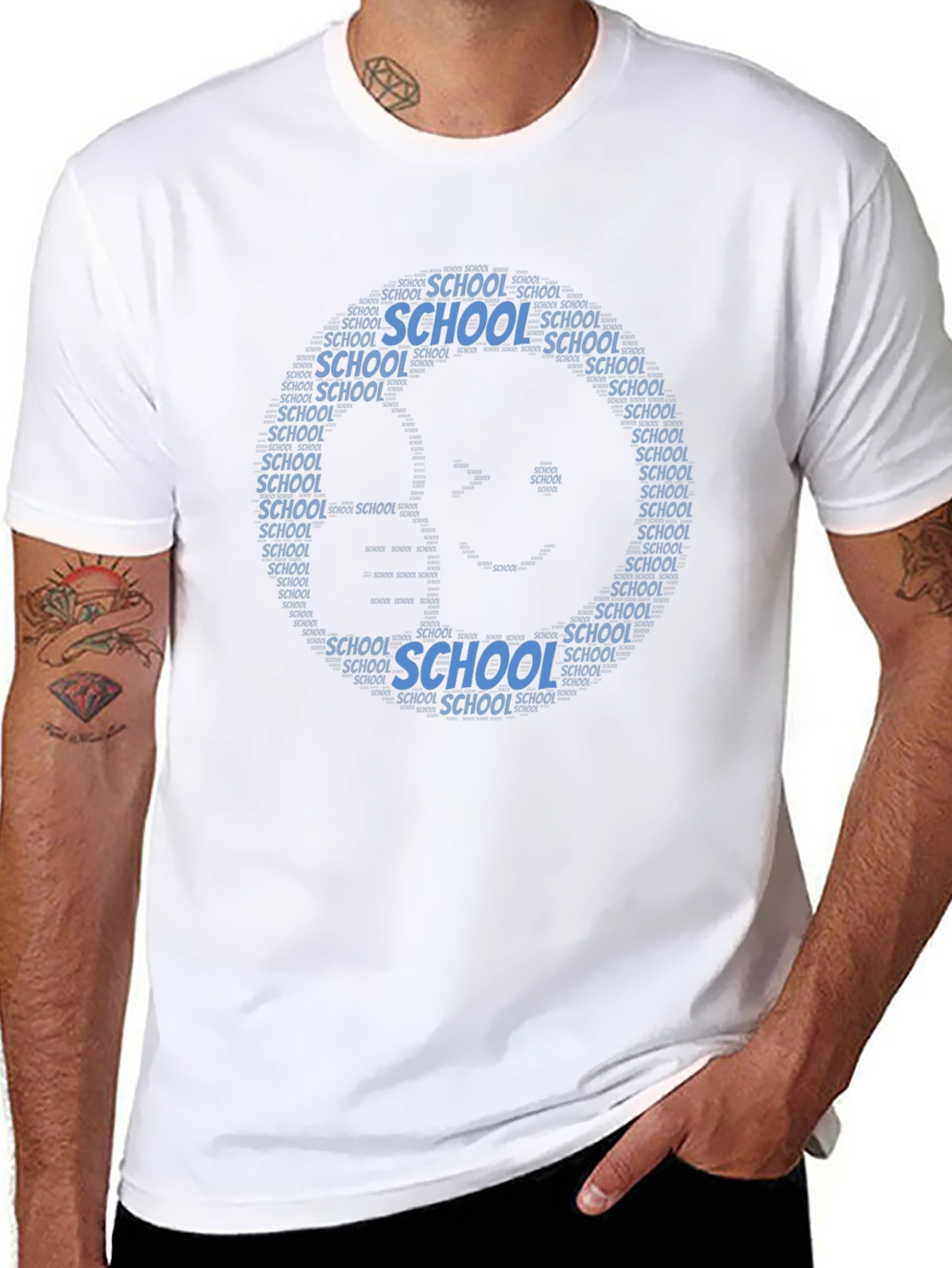 School Word Art T-Shirt