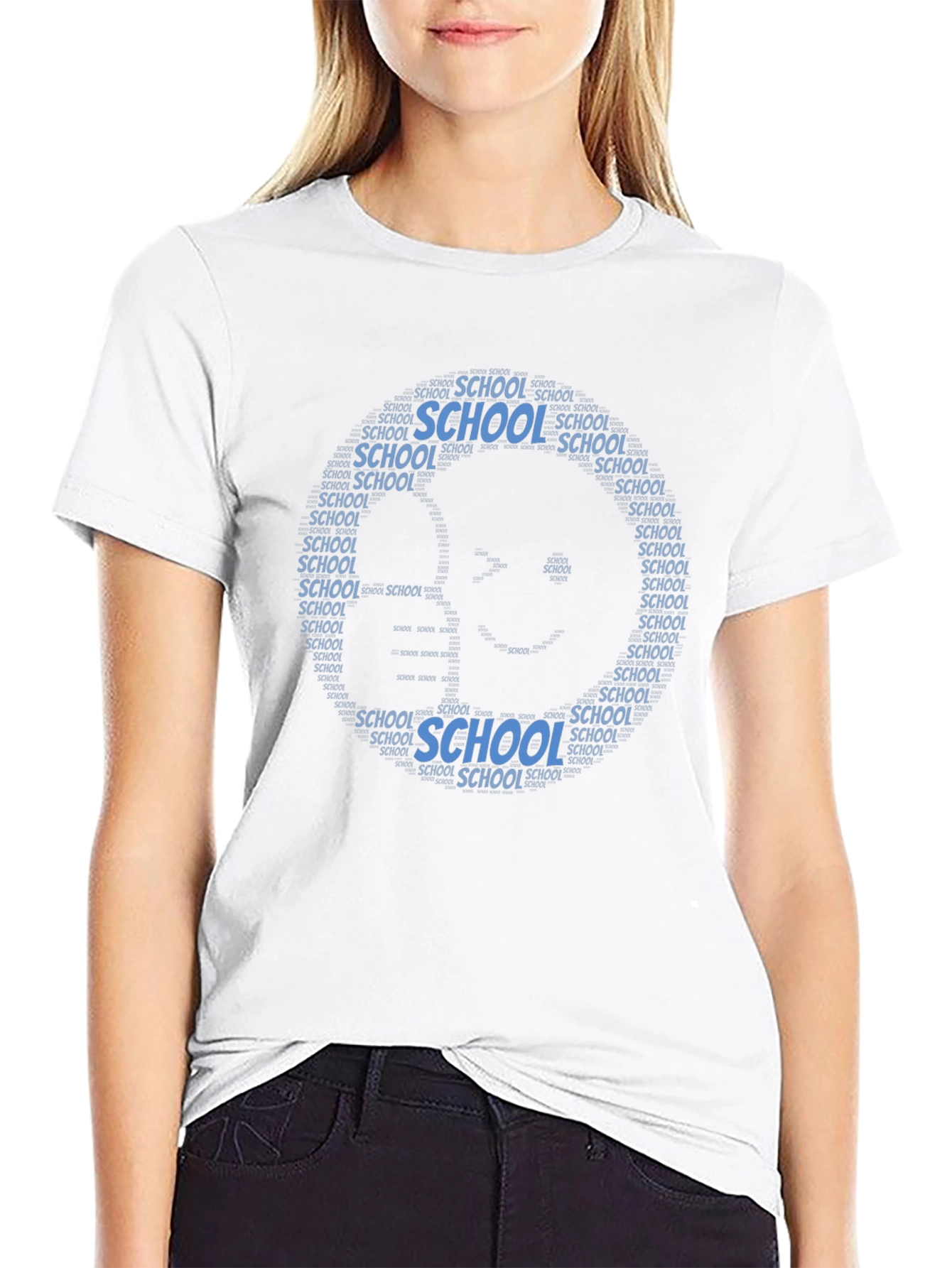 School Word Art T-Shirt