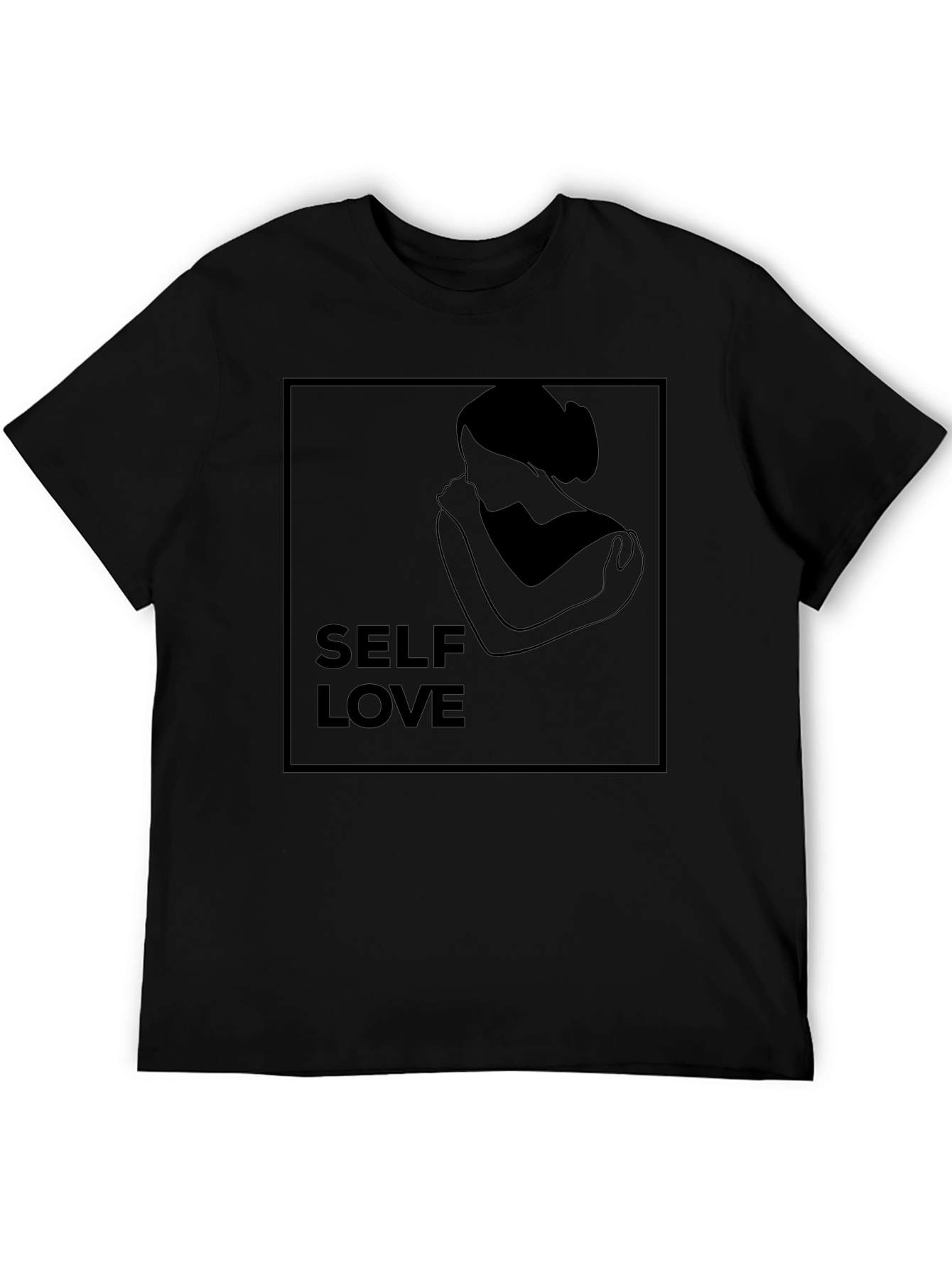Self Love Black Graphic Tee Shirt