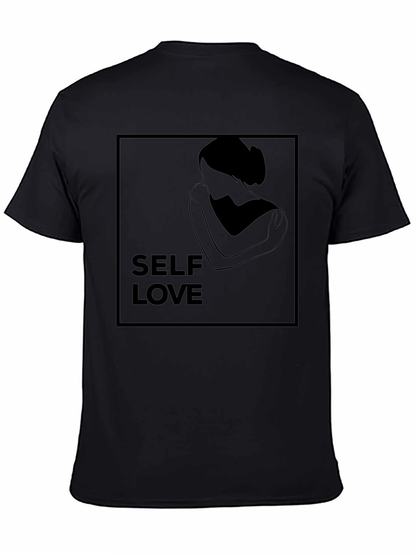 Self Love Black Graphic Tee Shirt