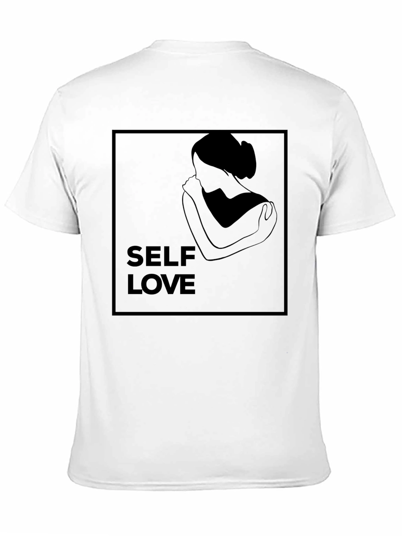 Self Love Black Graphic Tee Shirt