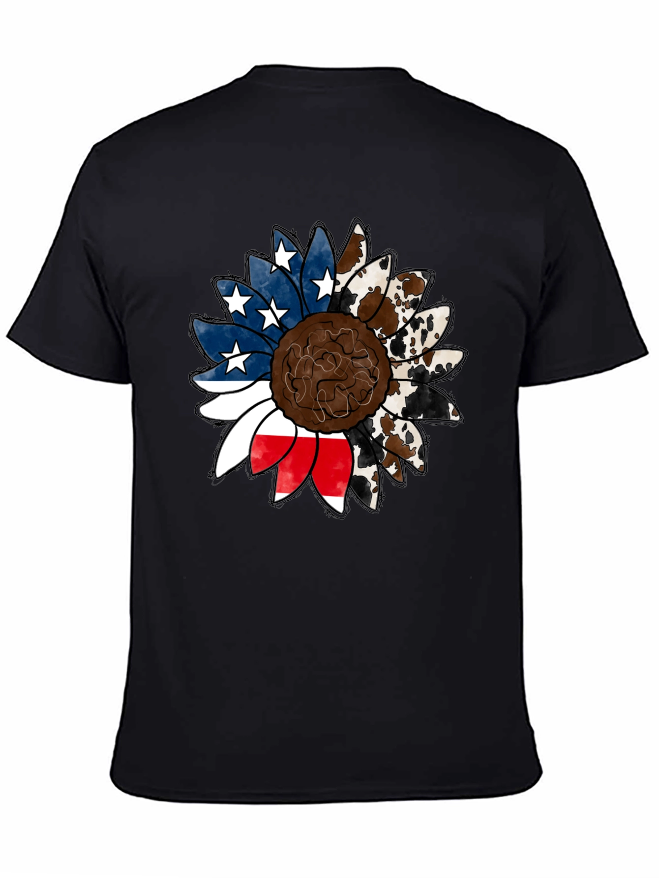 American Cowhide Sunflower Graphic Tee
