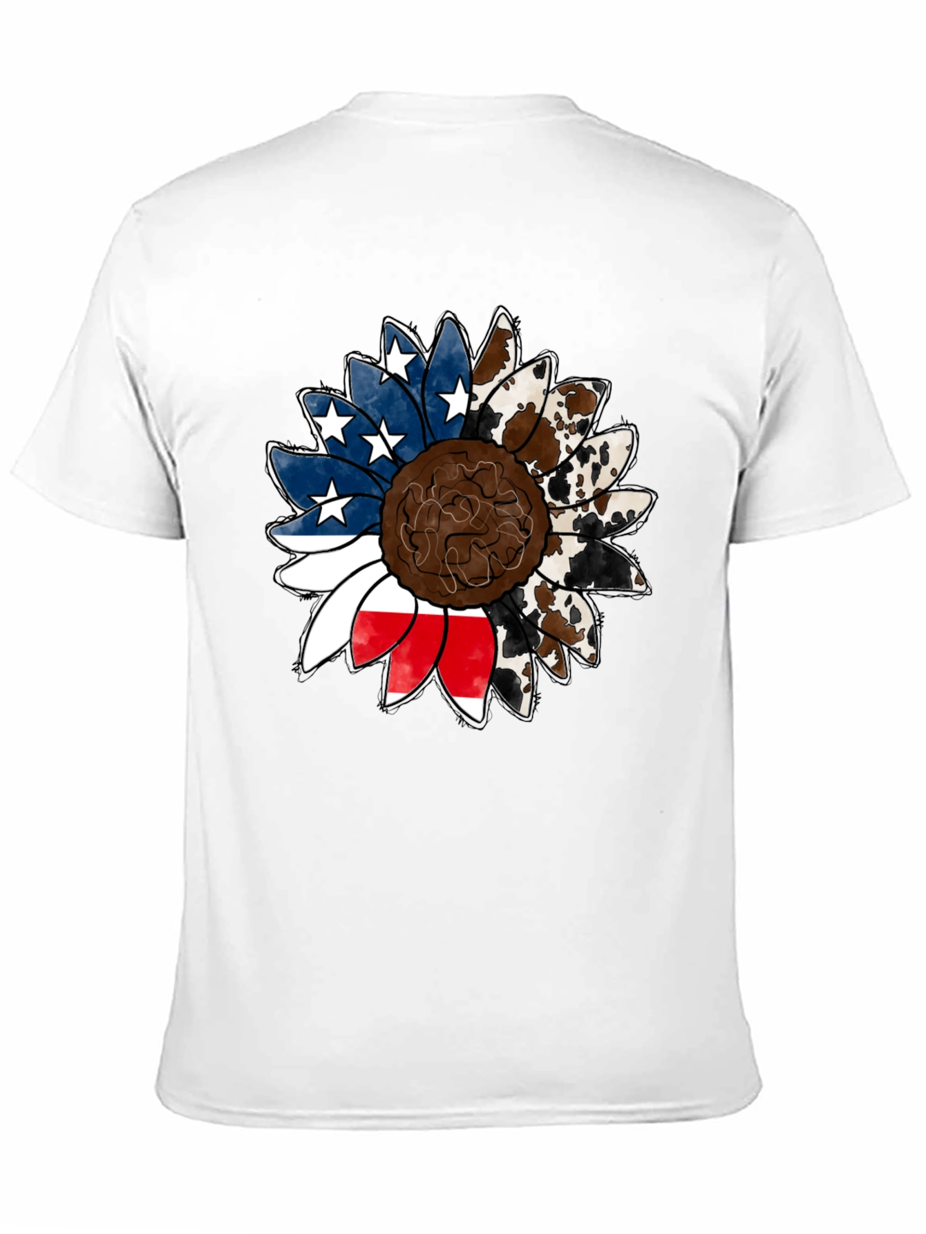 American Cowhide Sunflower Graphic Tee