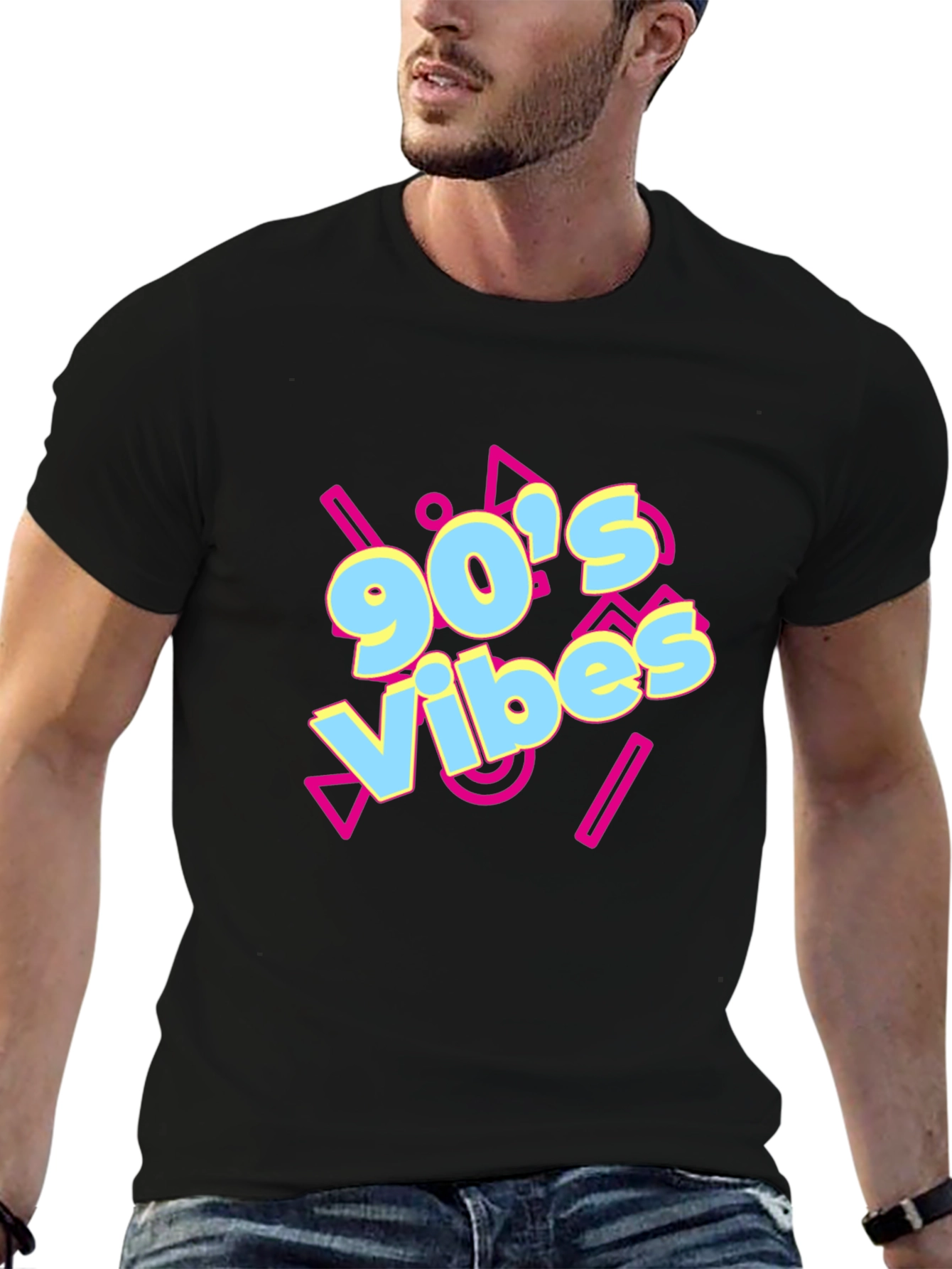 90s Vibes Graphic Tee - Retro Style
