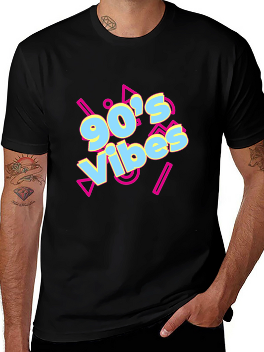90s Vibes Graphic Tee - Retro Style