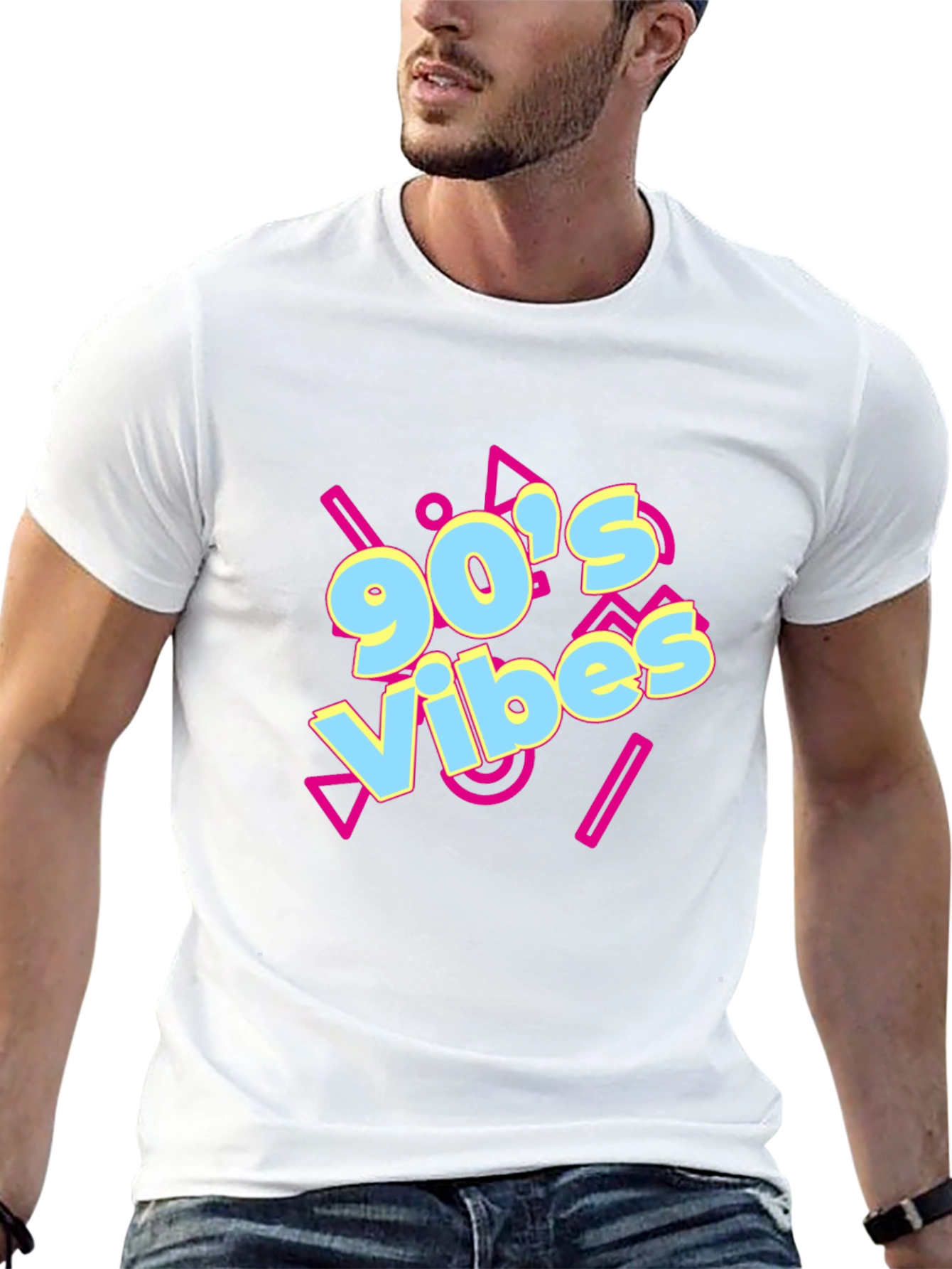 90s Vibes Graphic Tee - Retro Style