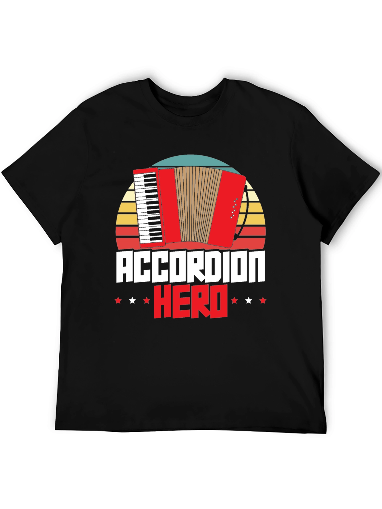 Accordion Hero Graphic Tee Shirt