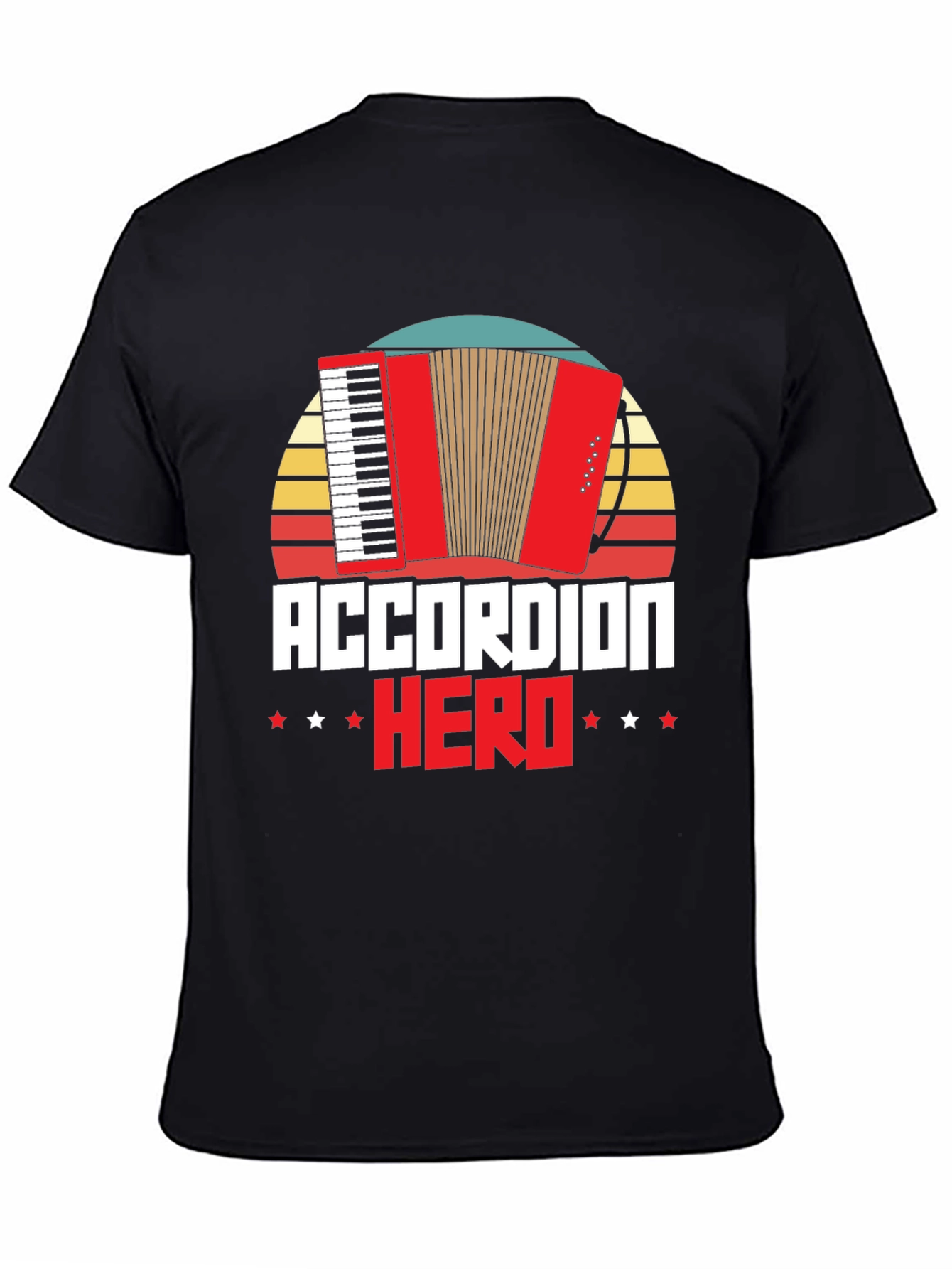Accordion Hero Graphic Tee Shirt